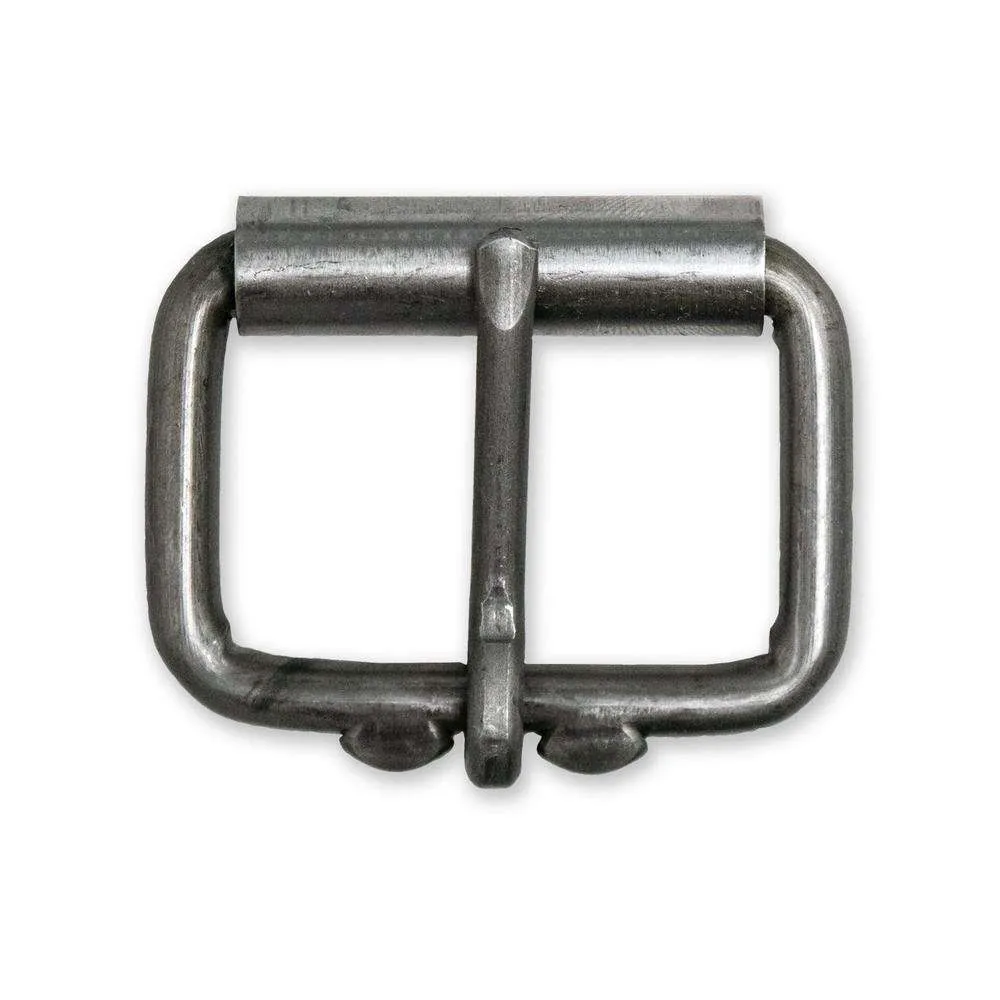 1.5" Raw Steel Rust Out #3 Roller Buckle