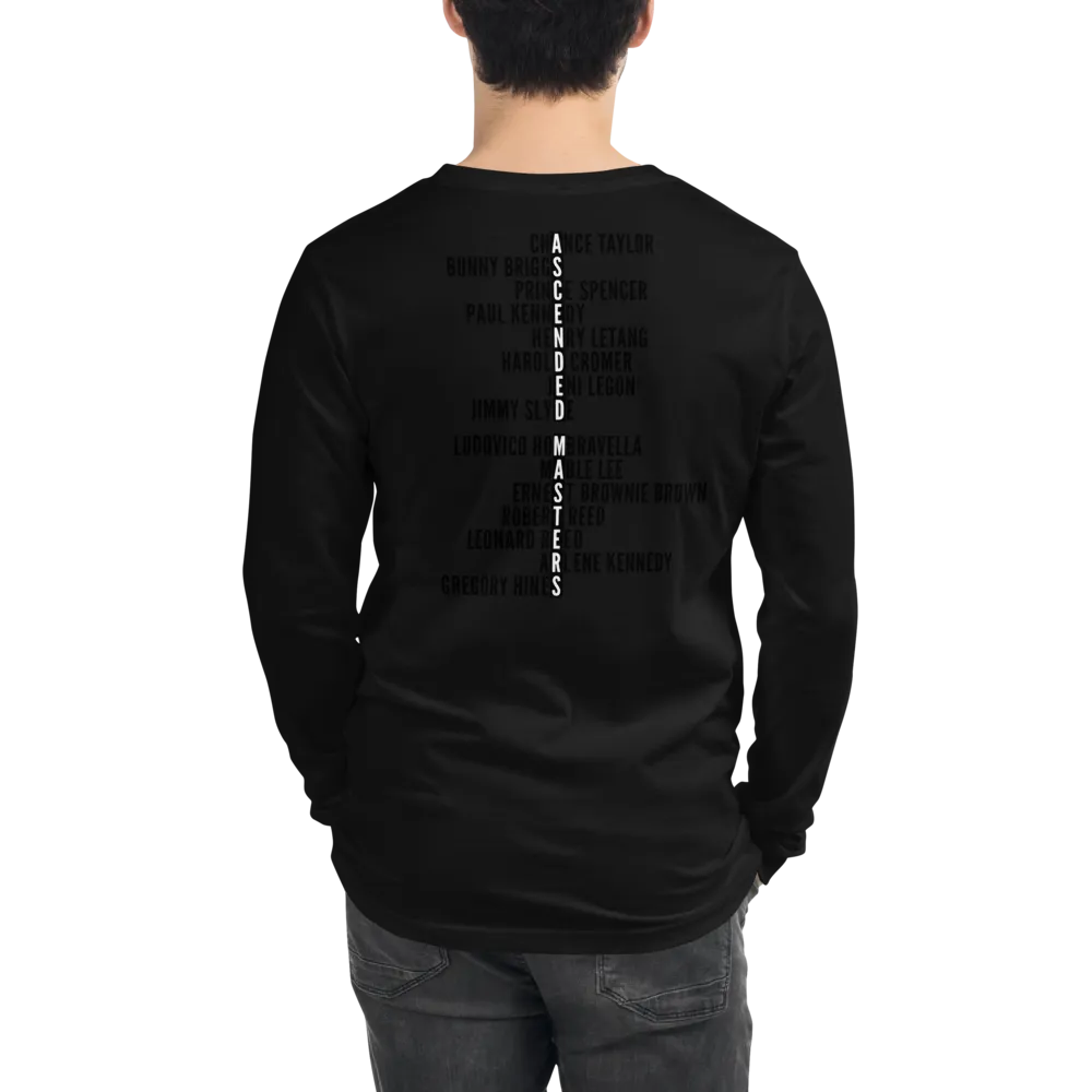 Ascended Masters (Double Sided) Unisex Long Sleeve Tee