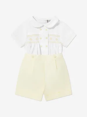 Baby Boys Shorts Set in Yellow