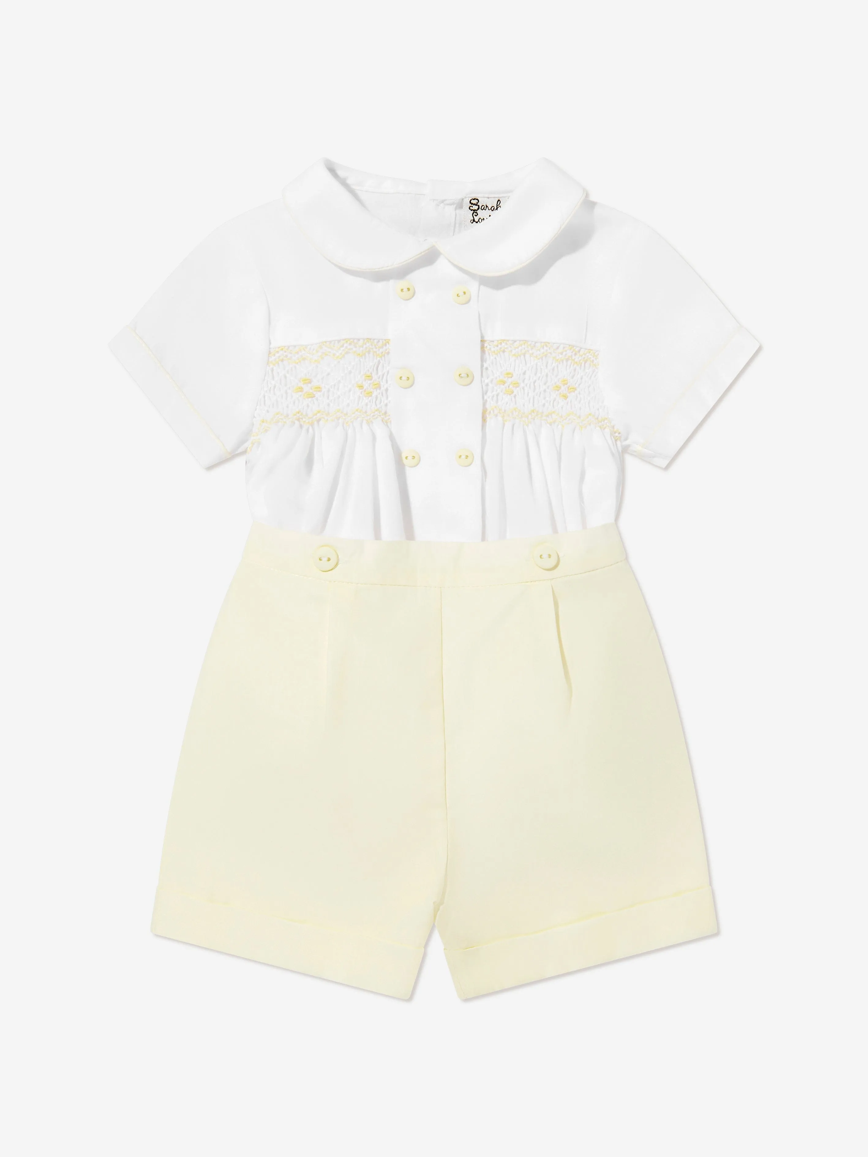 Baby Boys Shorts Set in Yellow