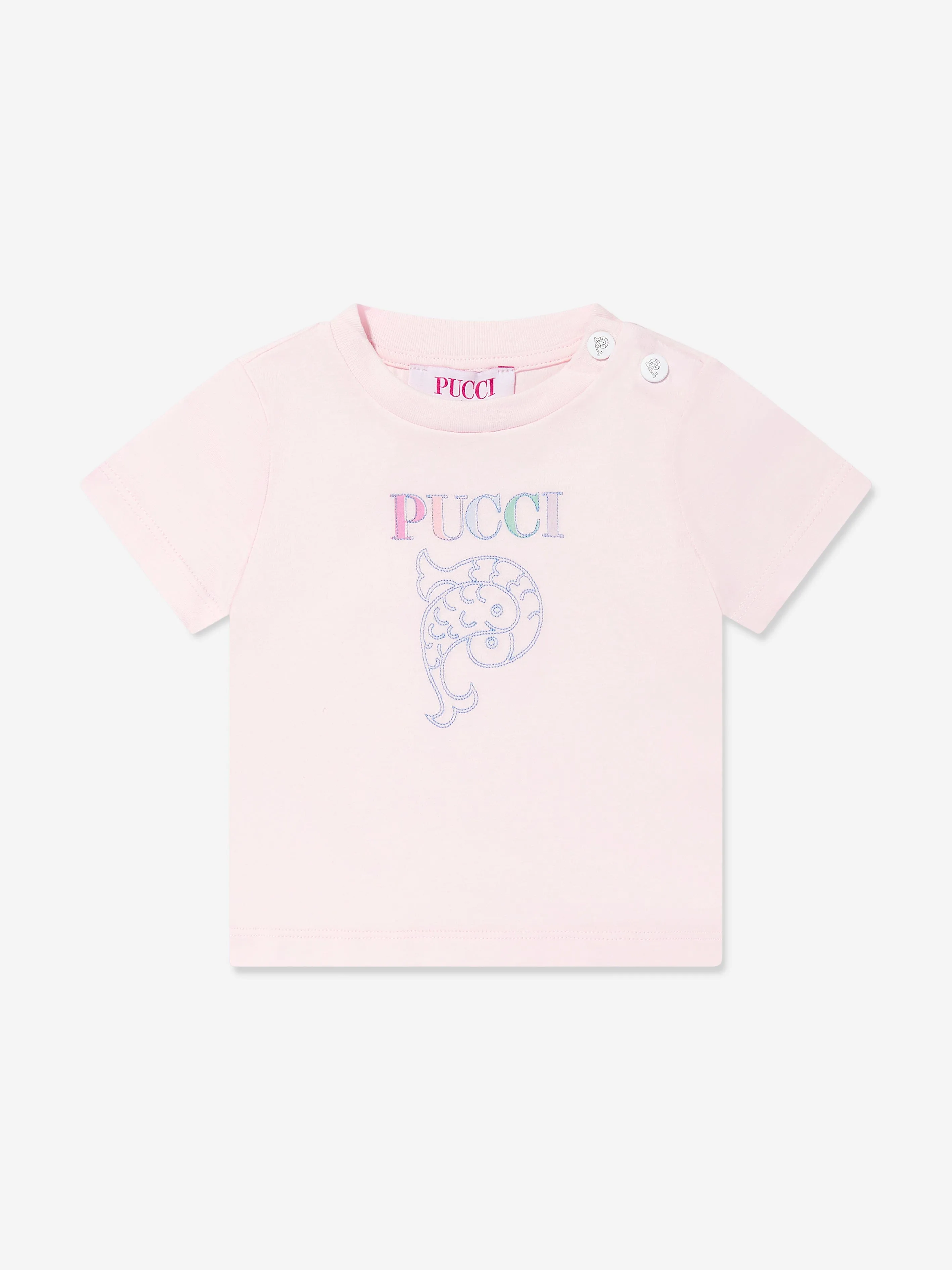 Baby Girls Logo T-Shirt in Pink