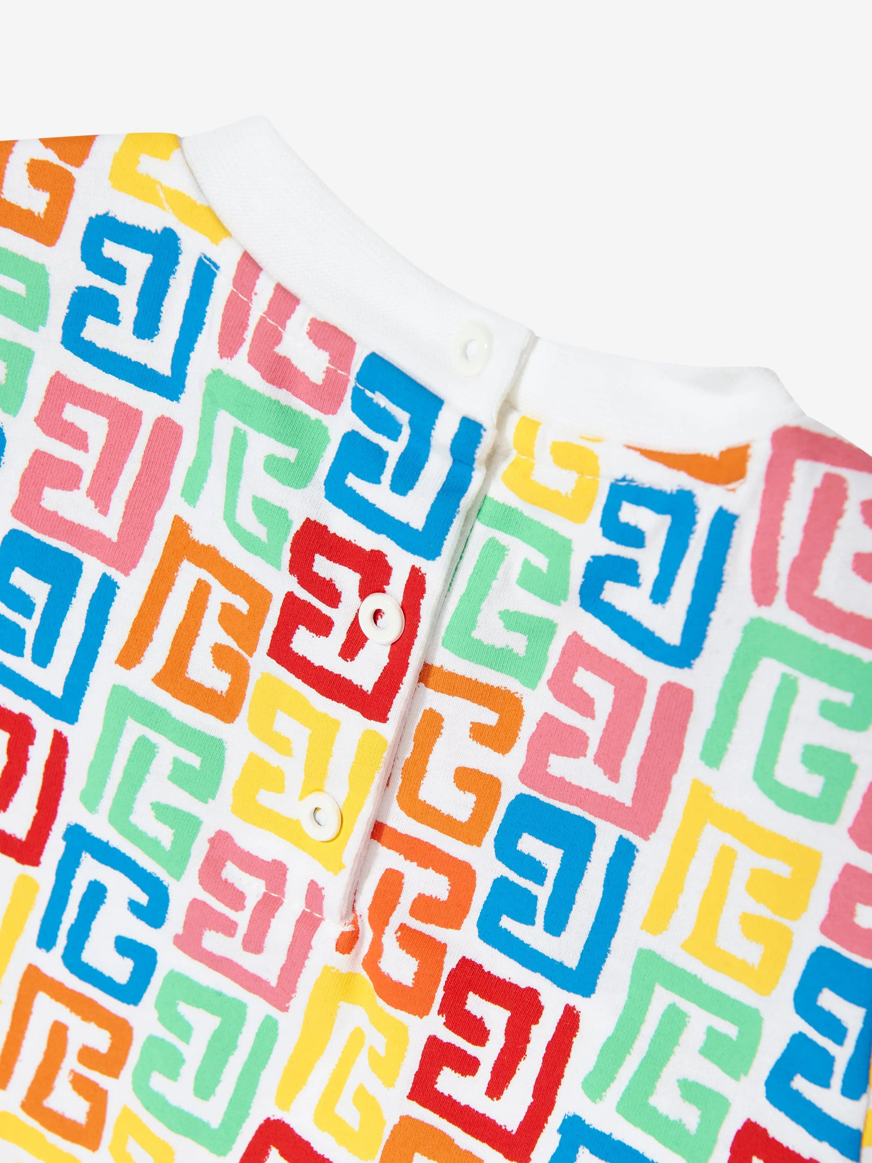 Balmain Baby Boys Monogram T-Shirt in Multicolour