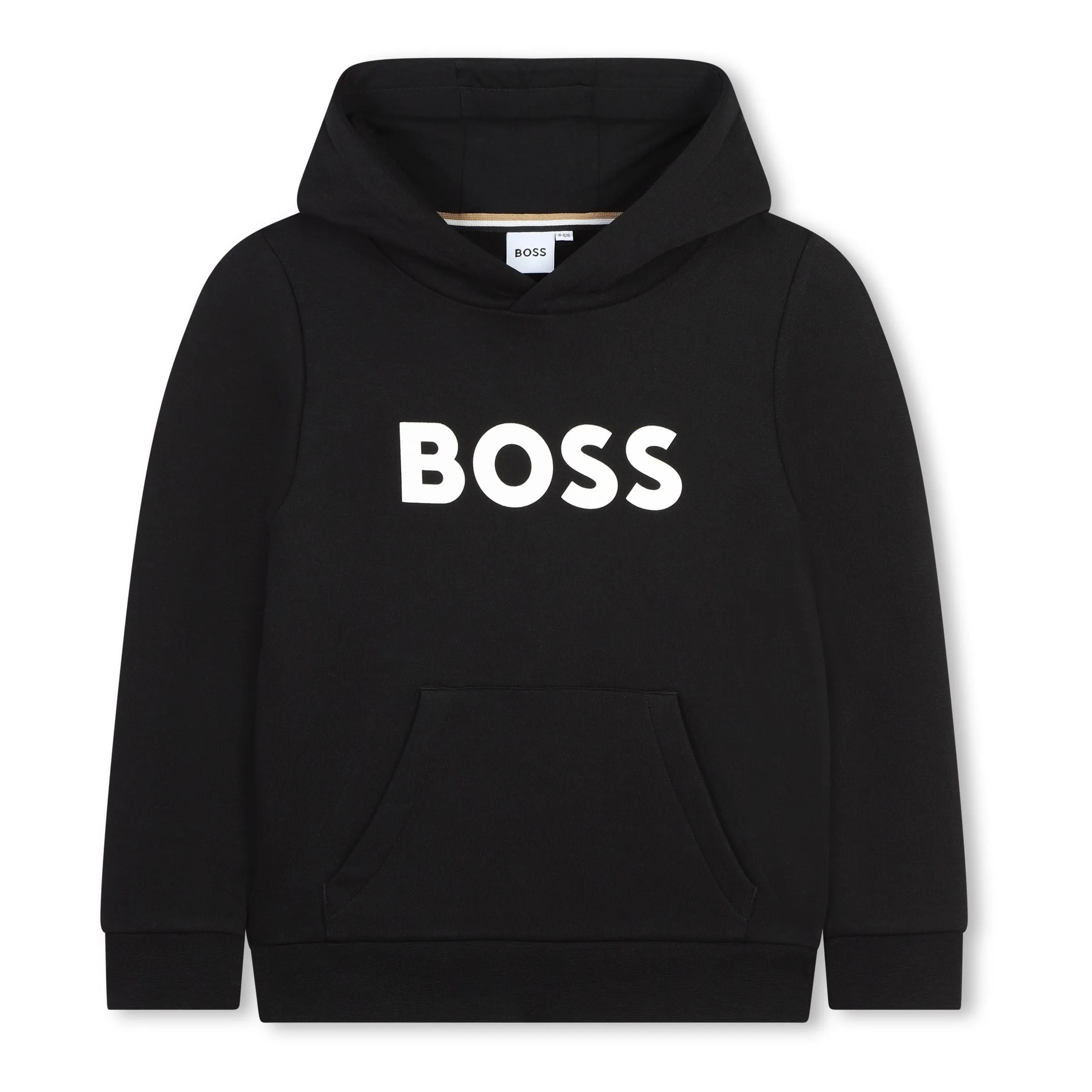 Black Hooded Logo Sweatshirt