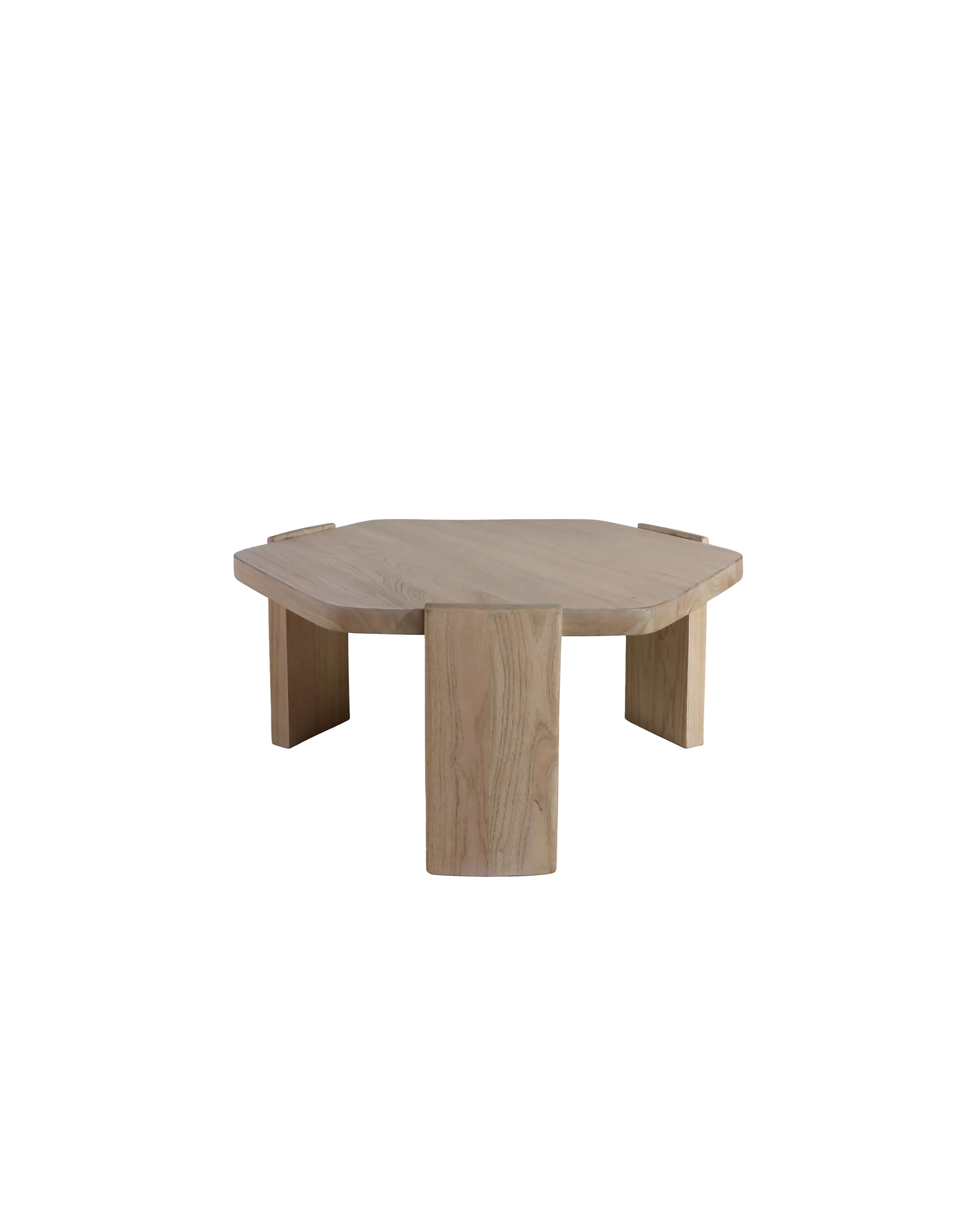 BLONDE ARCHITECTURAL COFFEE TABLE