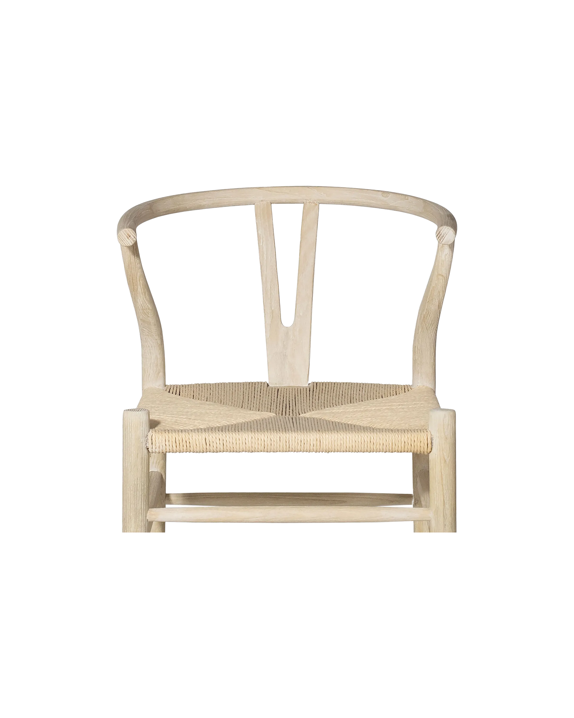 BLONDE WISHBONE DINING CHAIR