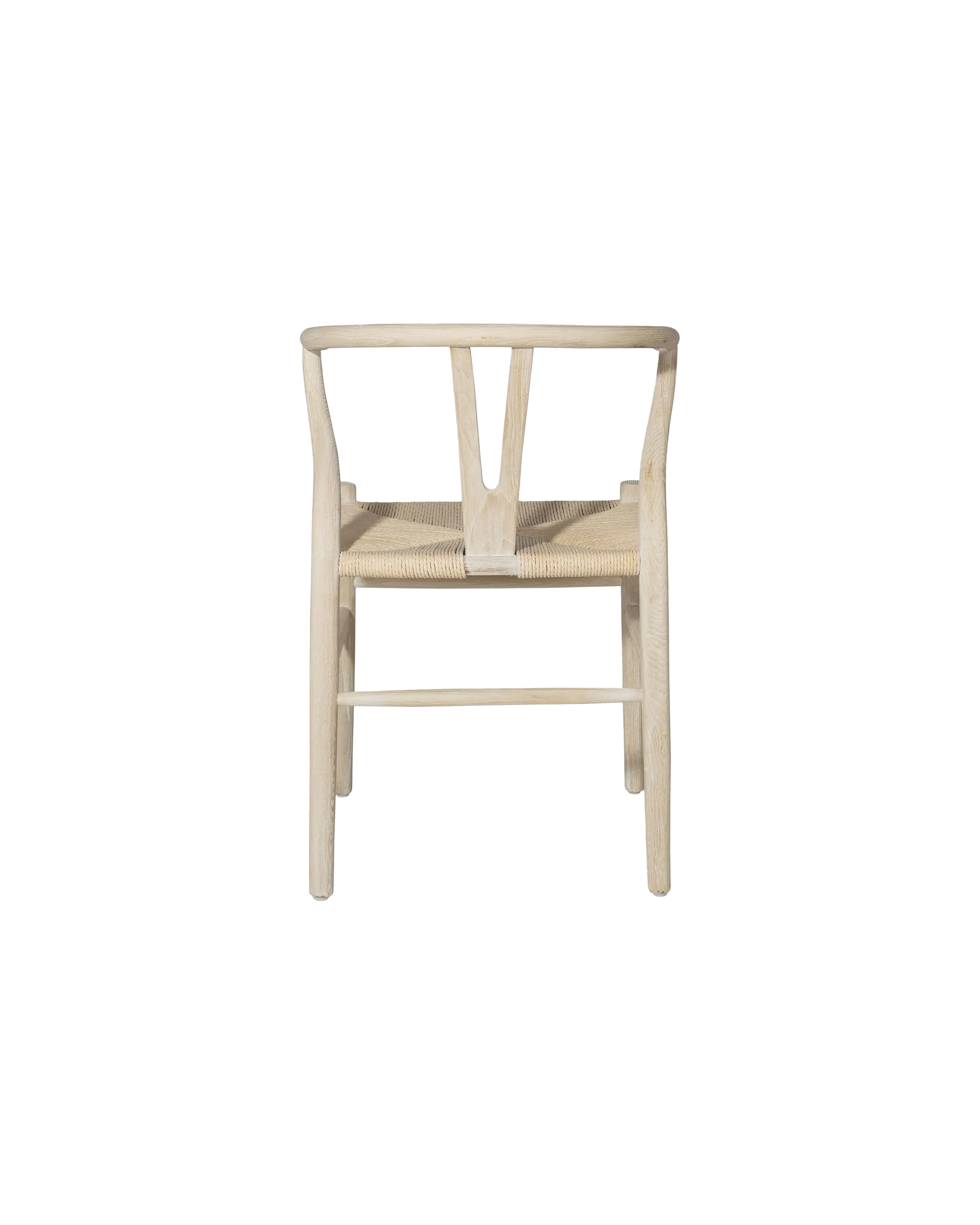 BLONDE WISHBONE DINING CHAIR