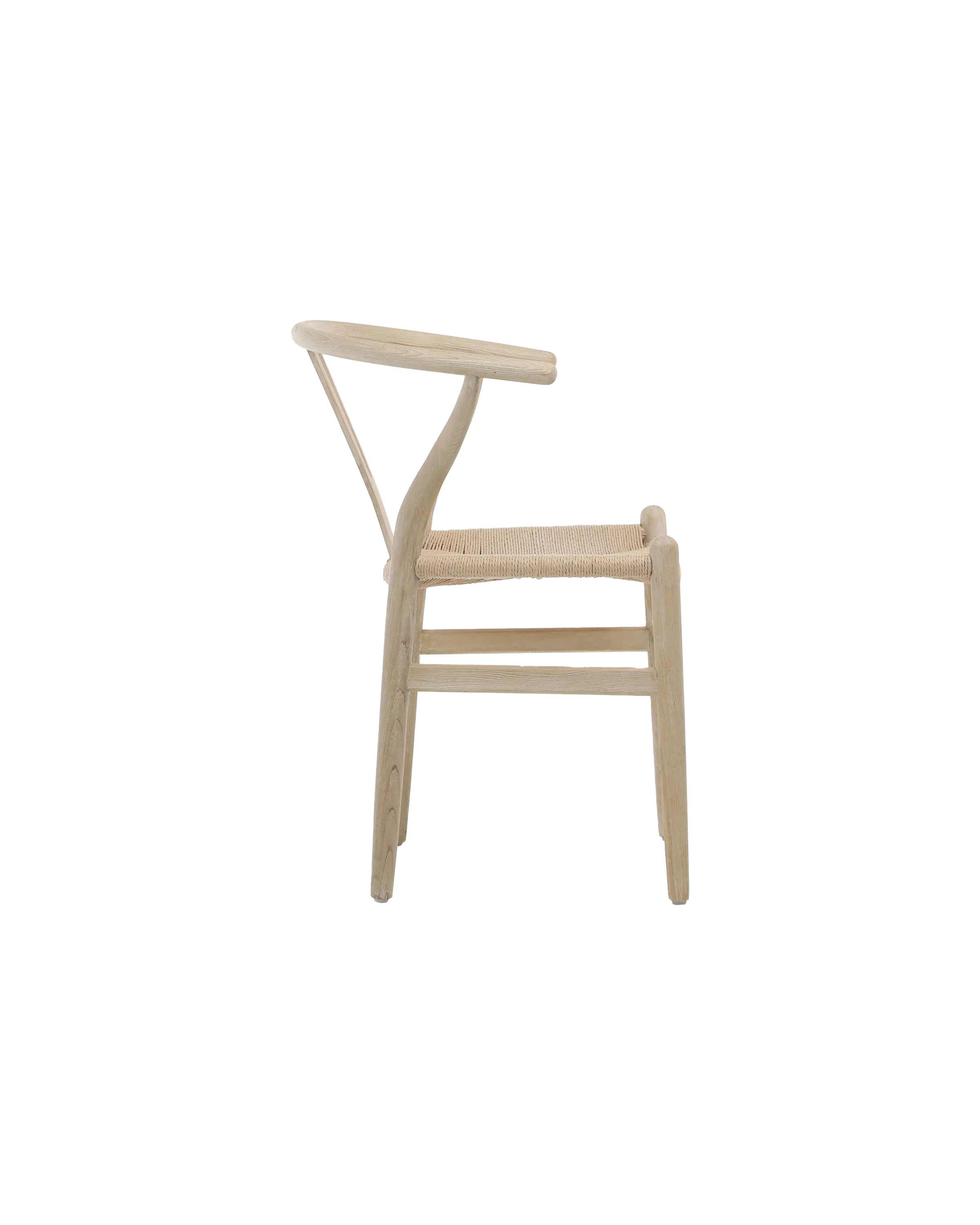 BLONDE WISHBONE DINING CHAIR