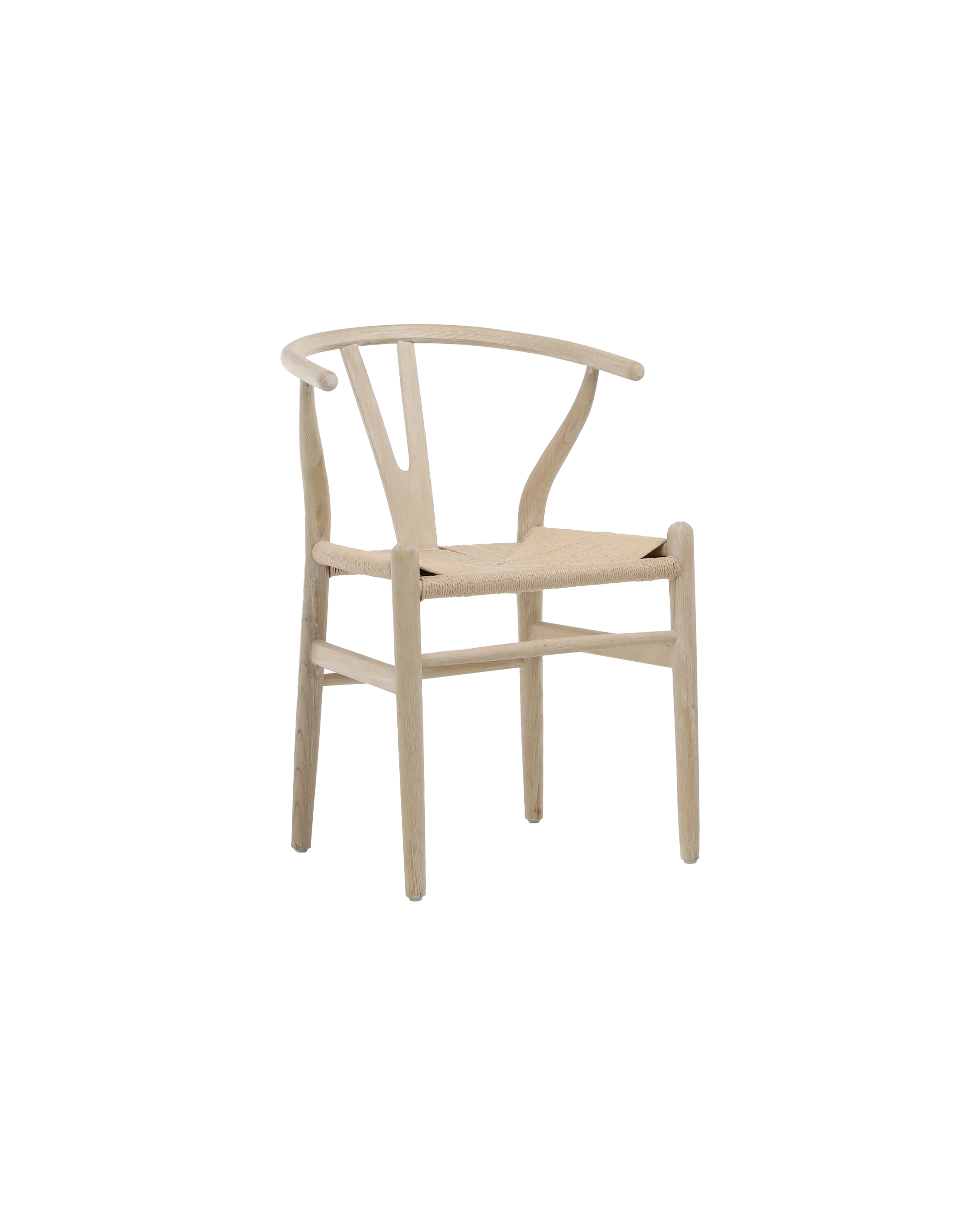 BLONDE WISHBONE DINING CHAIR