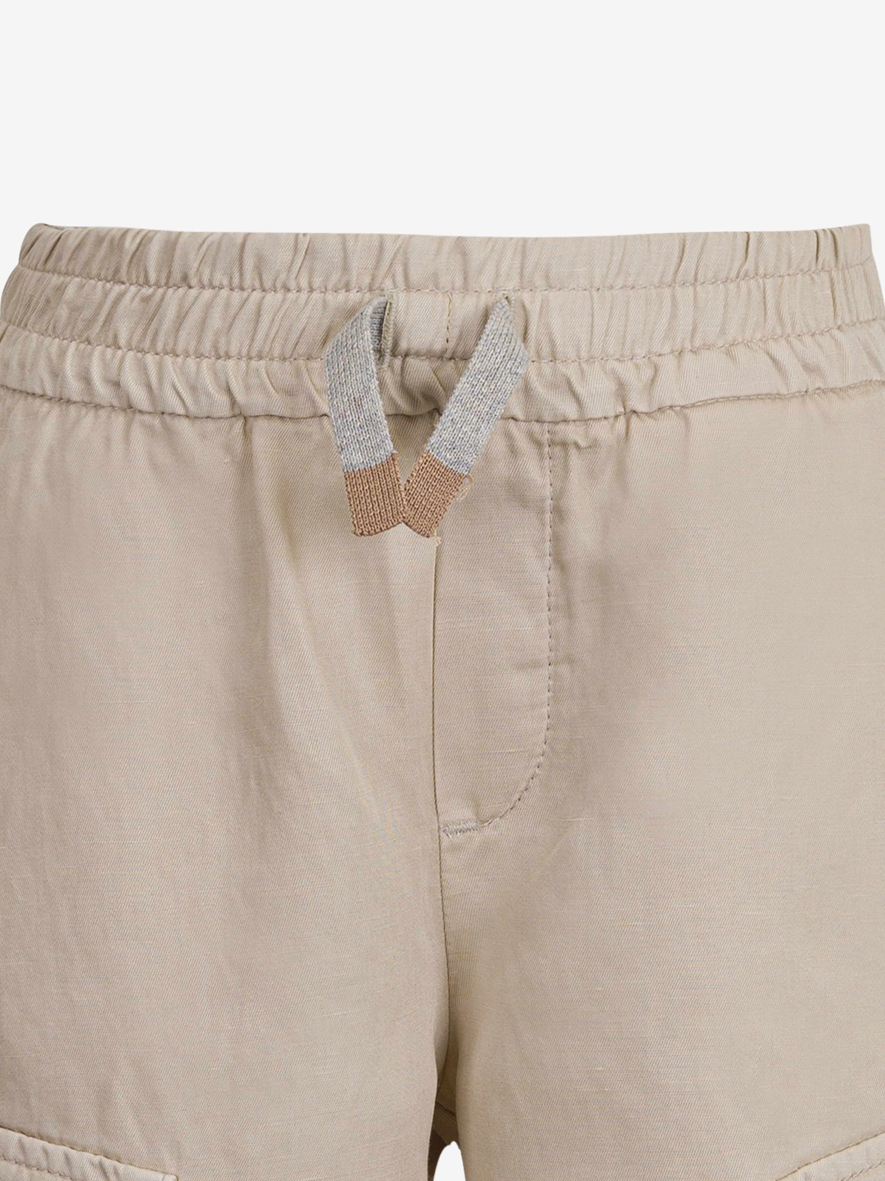 Boys Cargo Shorts in Beige