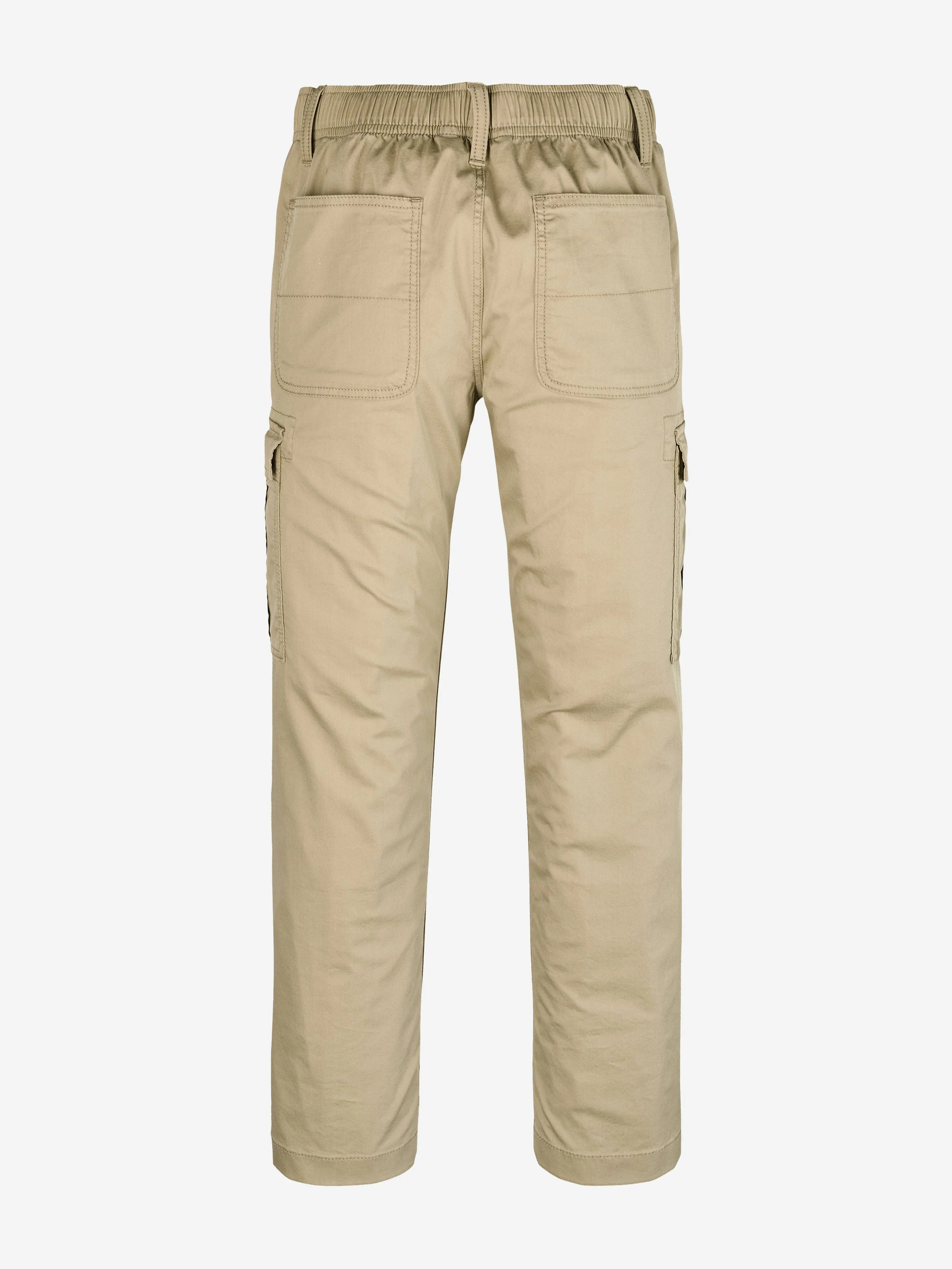 Boys Cargo Trousers in Beige