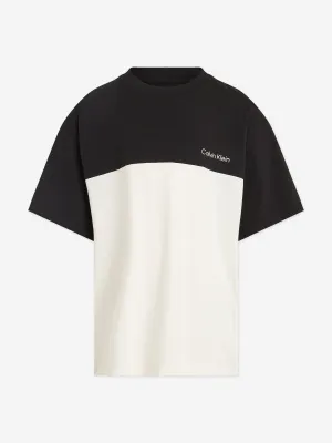 Boys Colourblock T-Shirt in Black