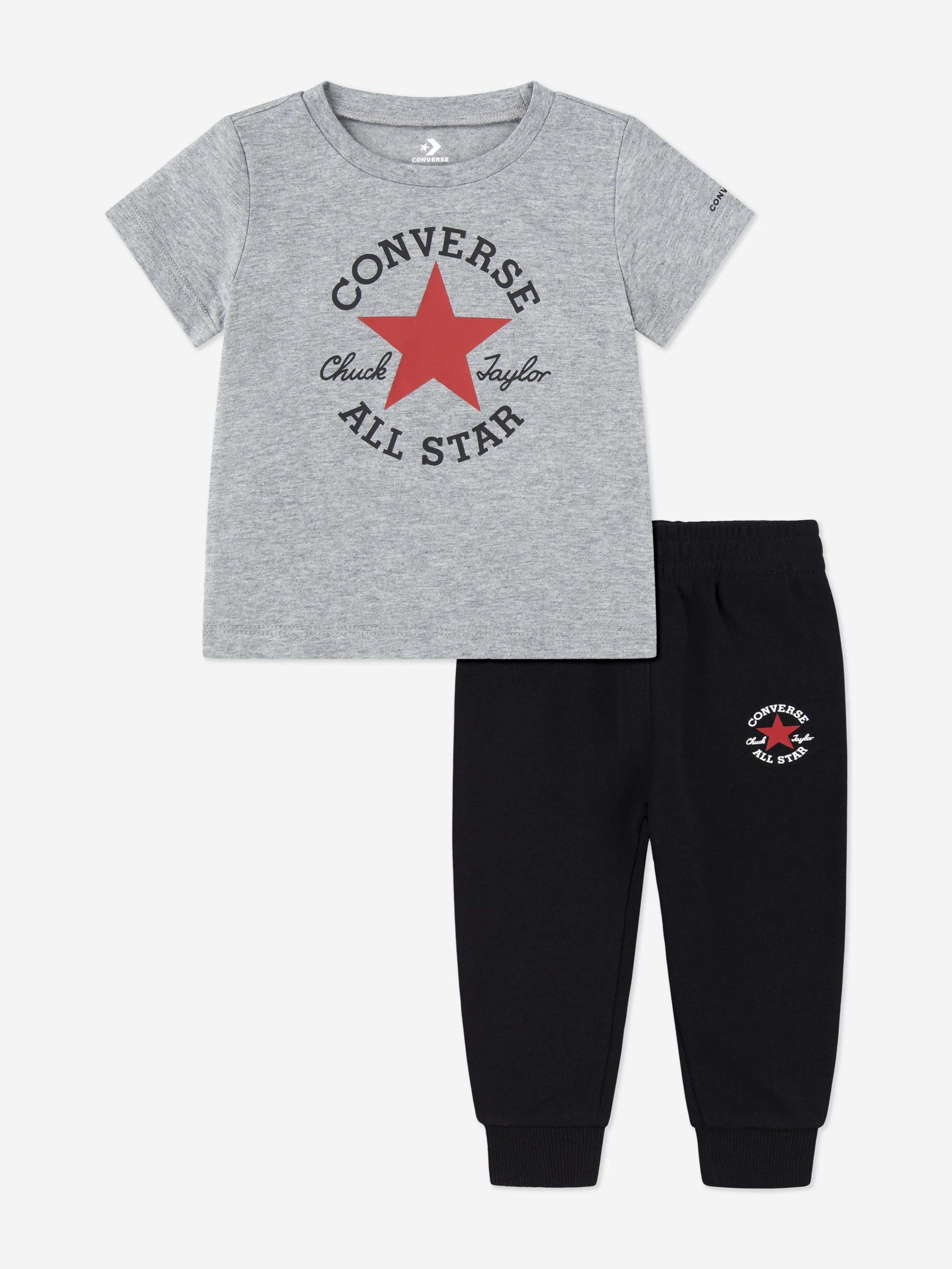 Boys Dissected CTP T-Shirt and Pants Set in Black
