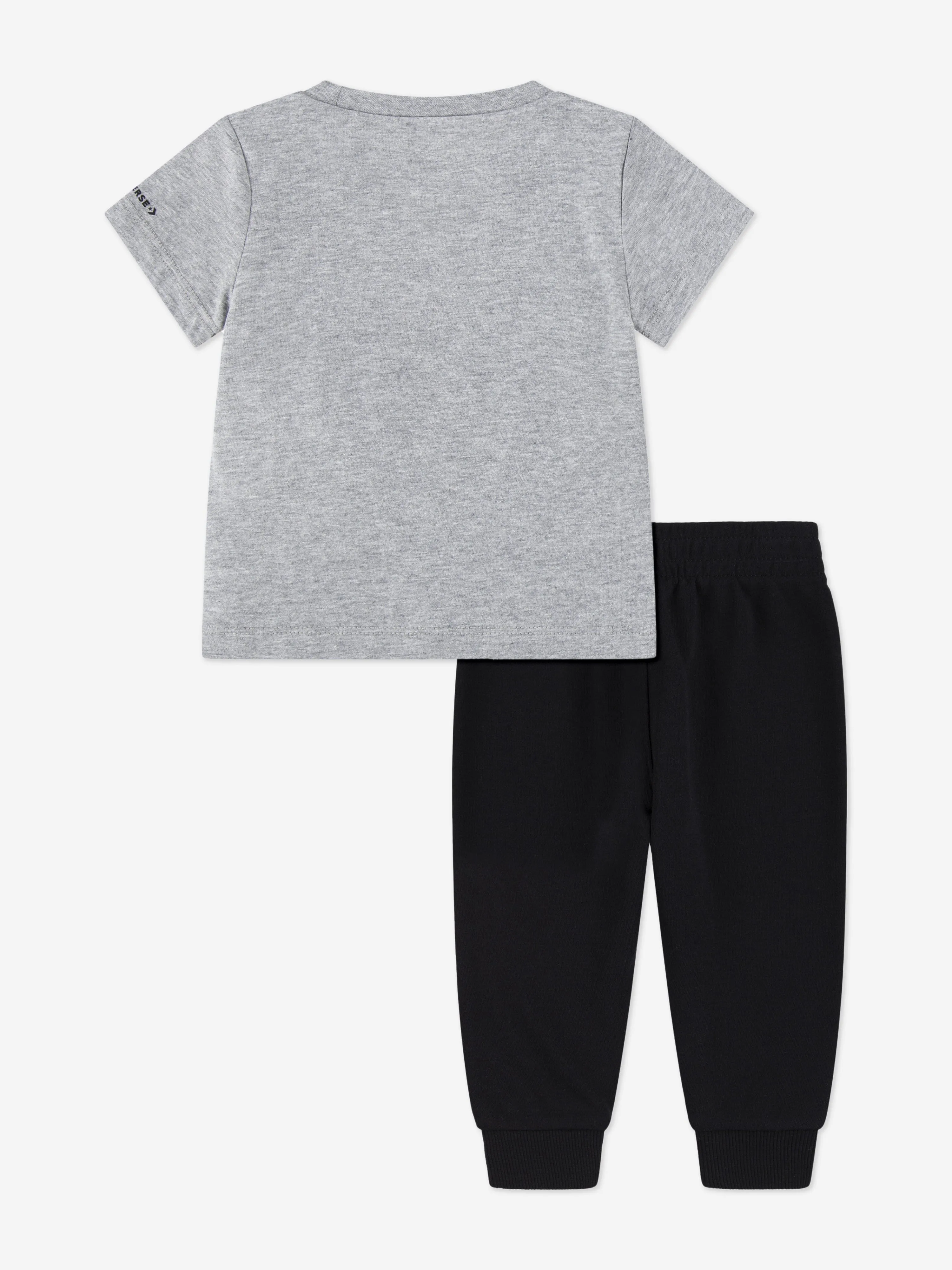 Boys Dissected CTP T-Shirt and Pants Set in Black
