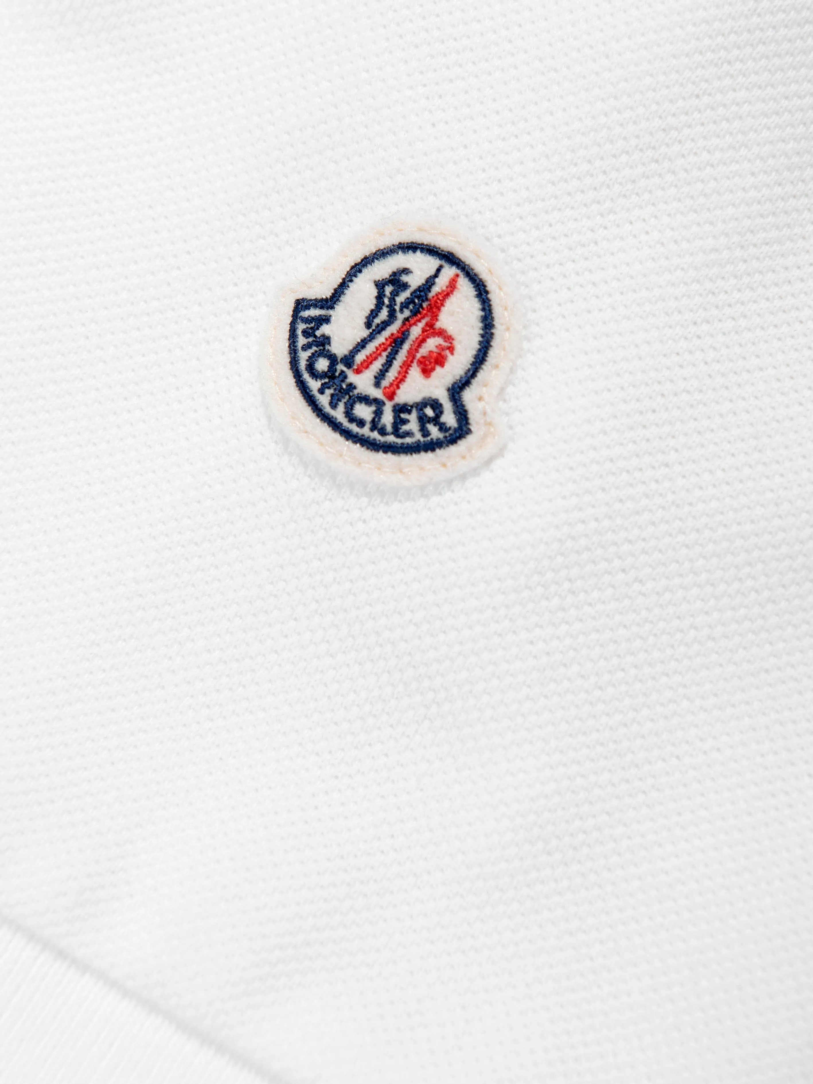 Boys Logo Polo Shirt in Ivory