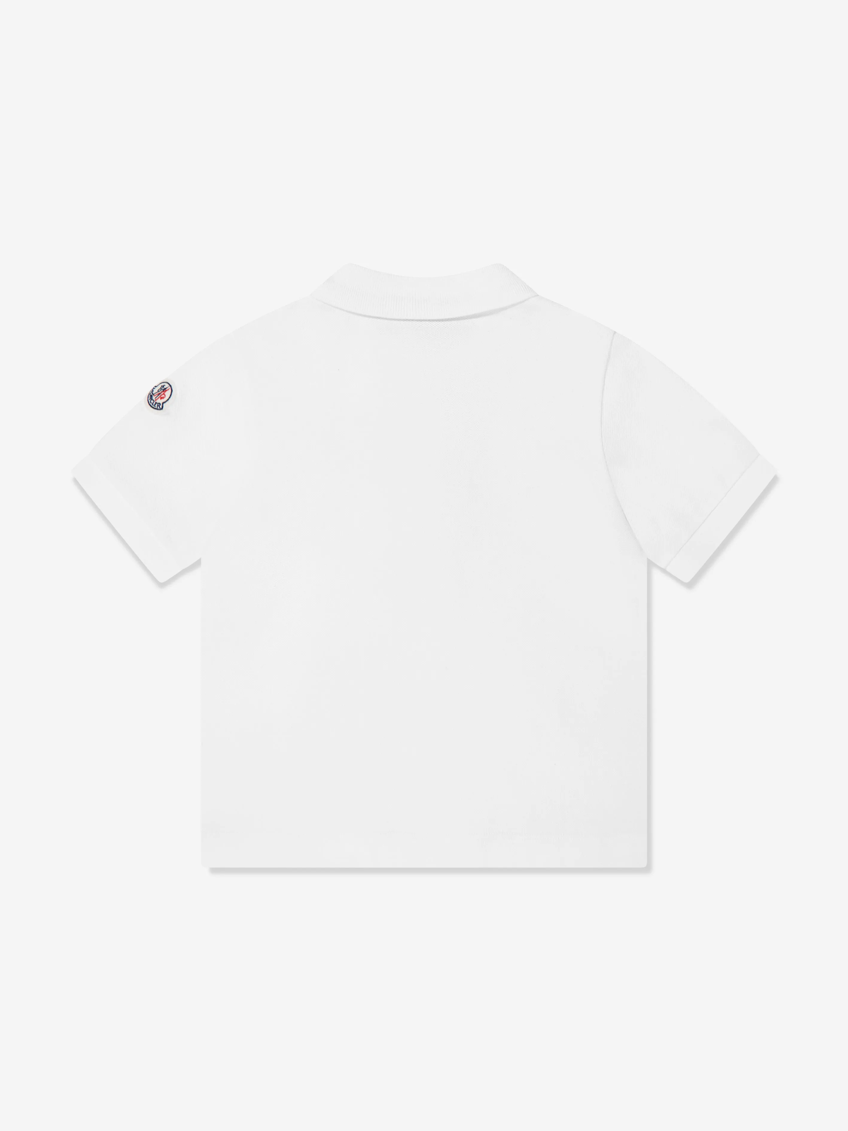 Boys Logo Polo Shirt in Ivory