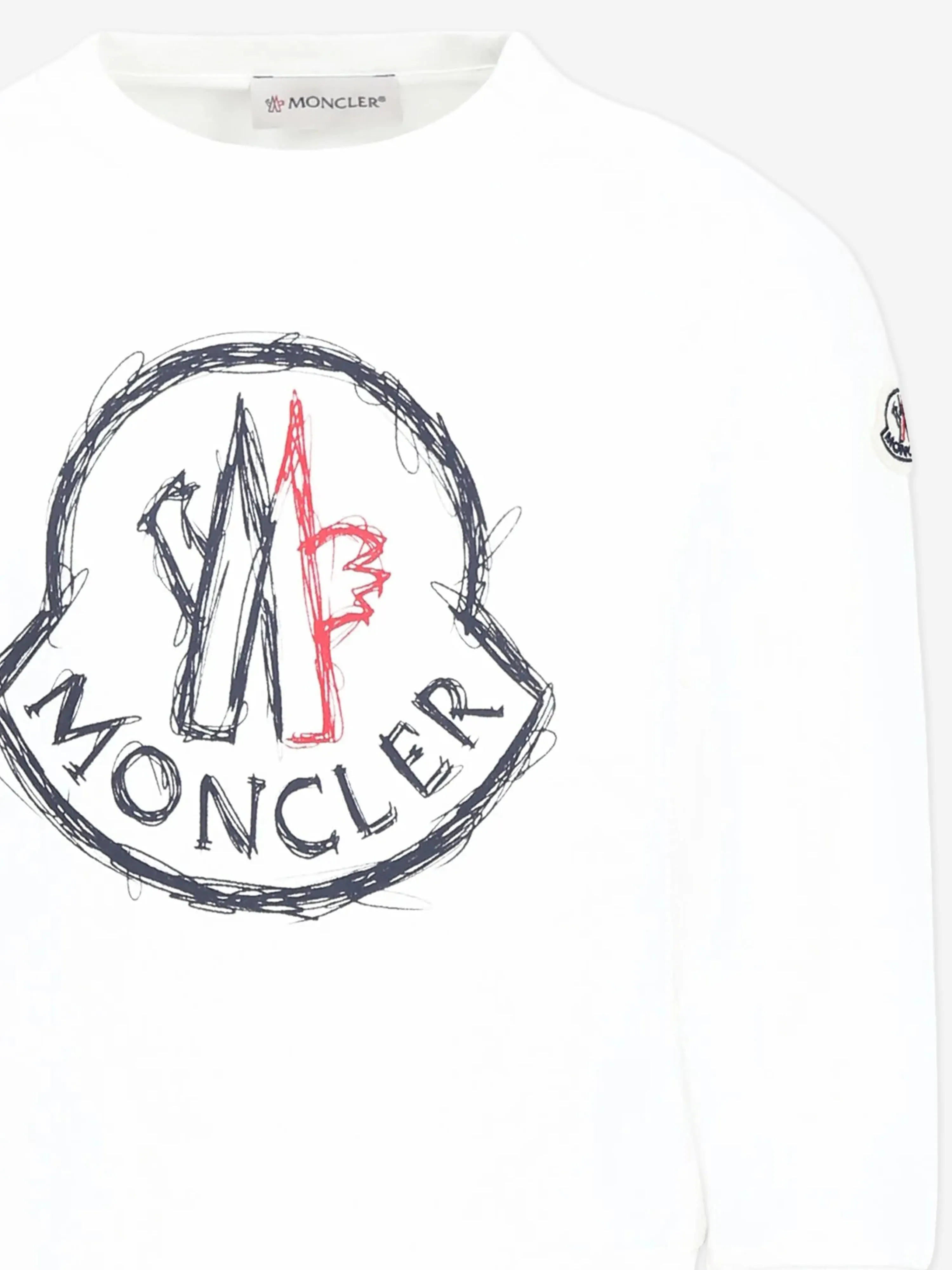 Boys Logo Sweatshirt in Ivory