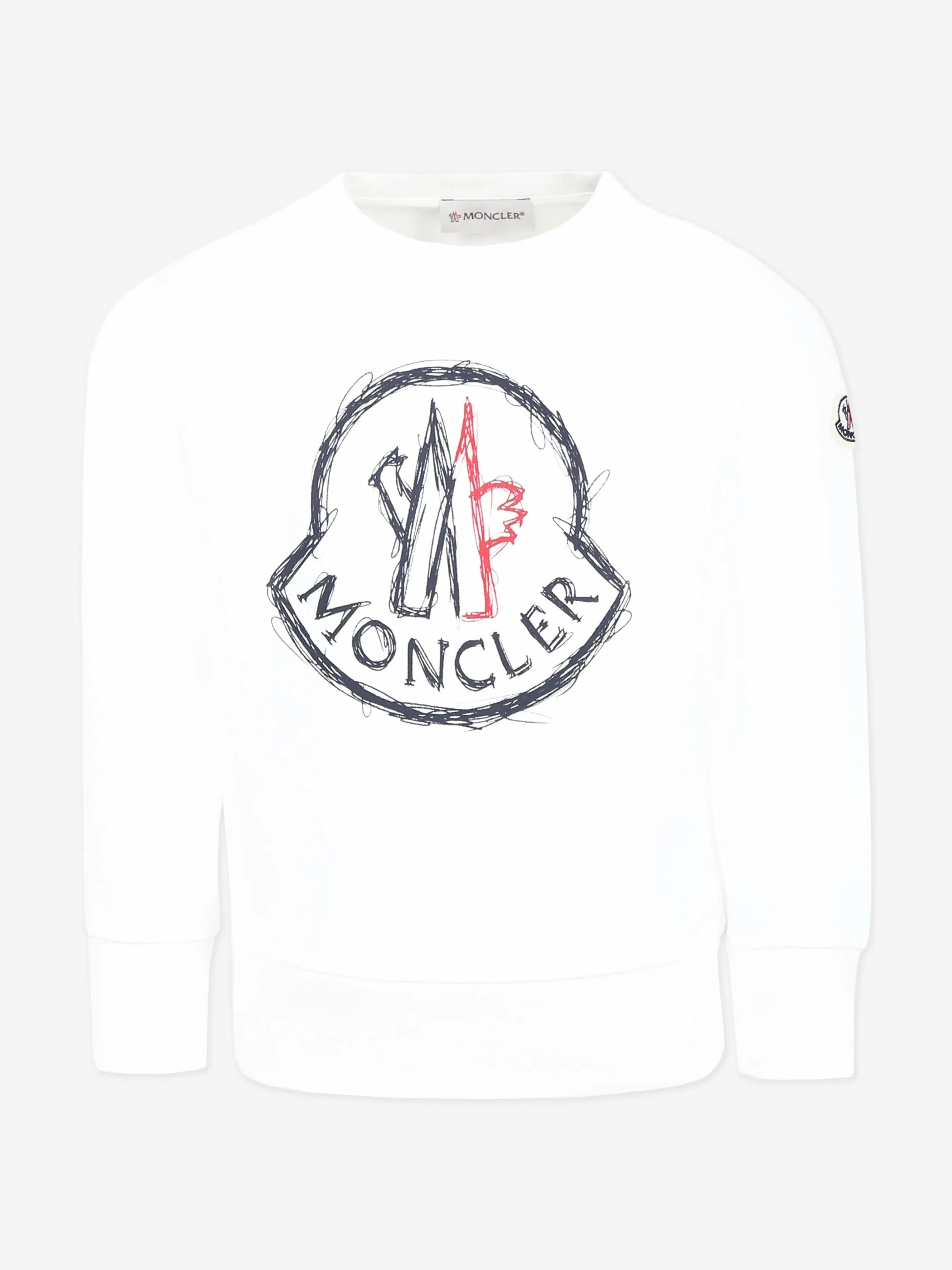 Boys Logo Sweatshirt in Ivory