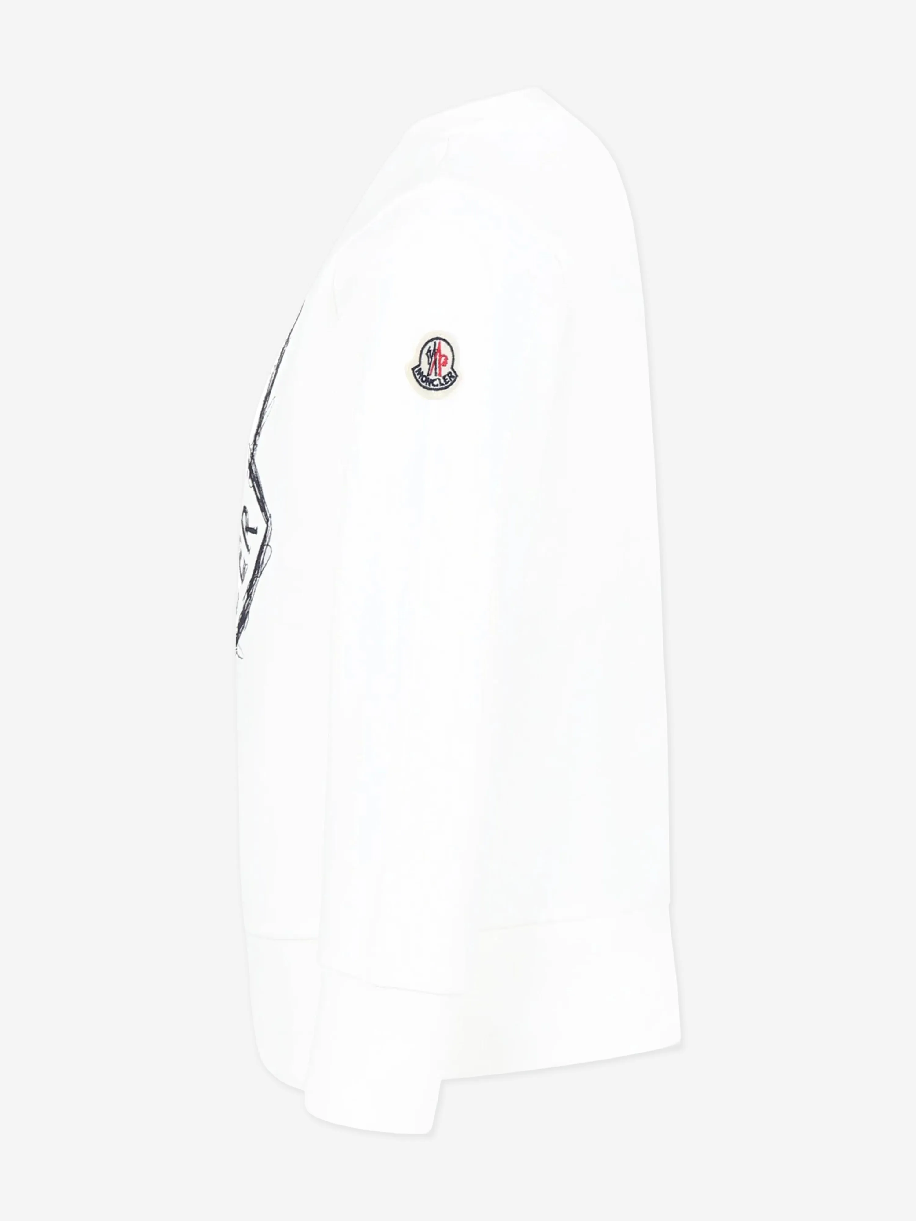 Boys Logo Sweatshirt in Ivory