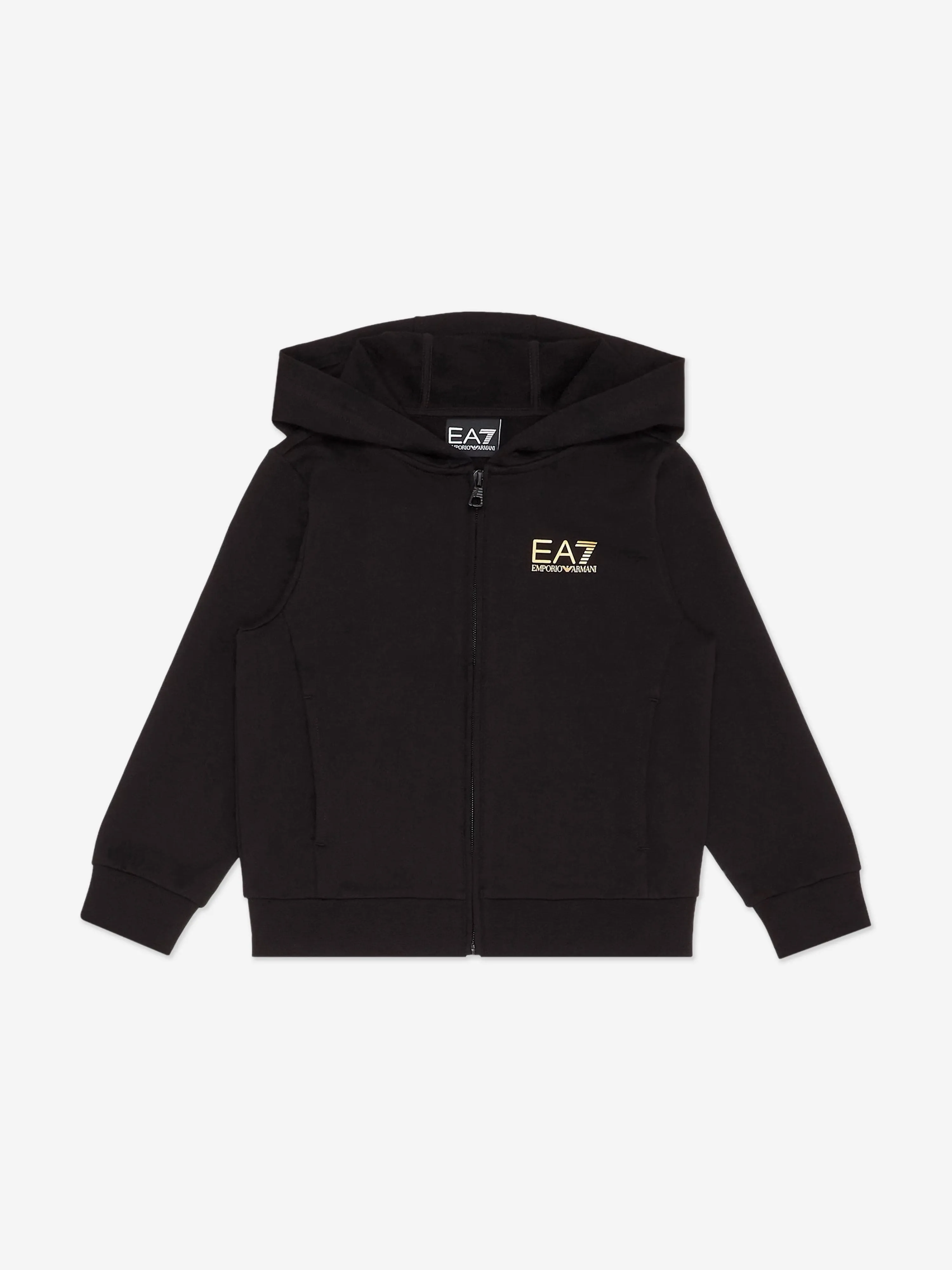 Boys Logo Tracksuit in Black