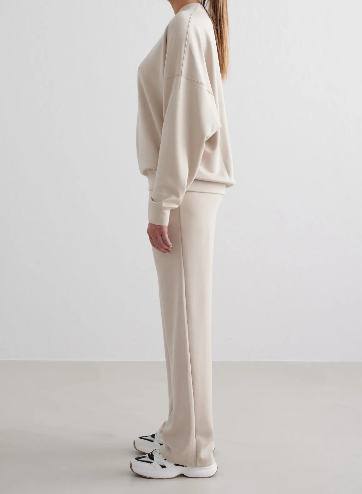 Café Au Lait Comfy Modal Wide Pants