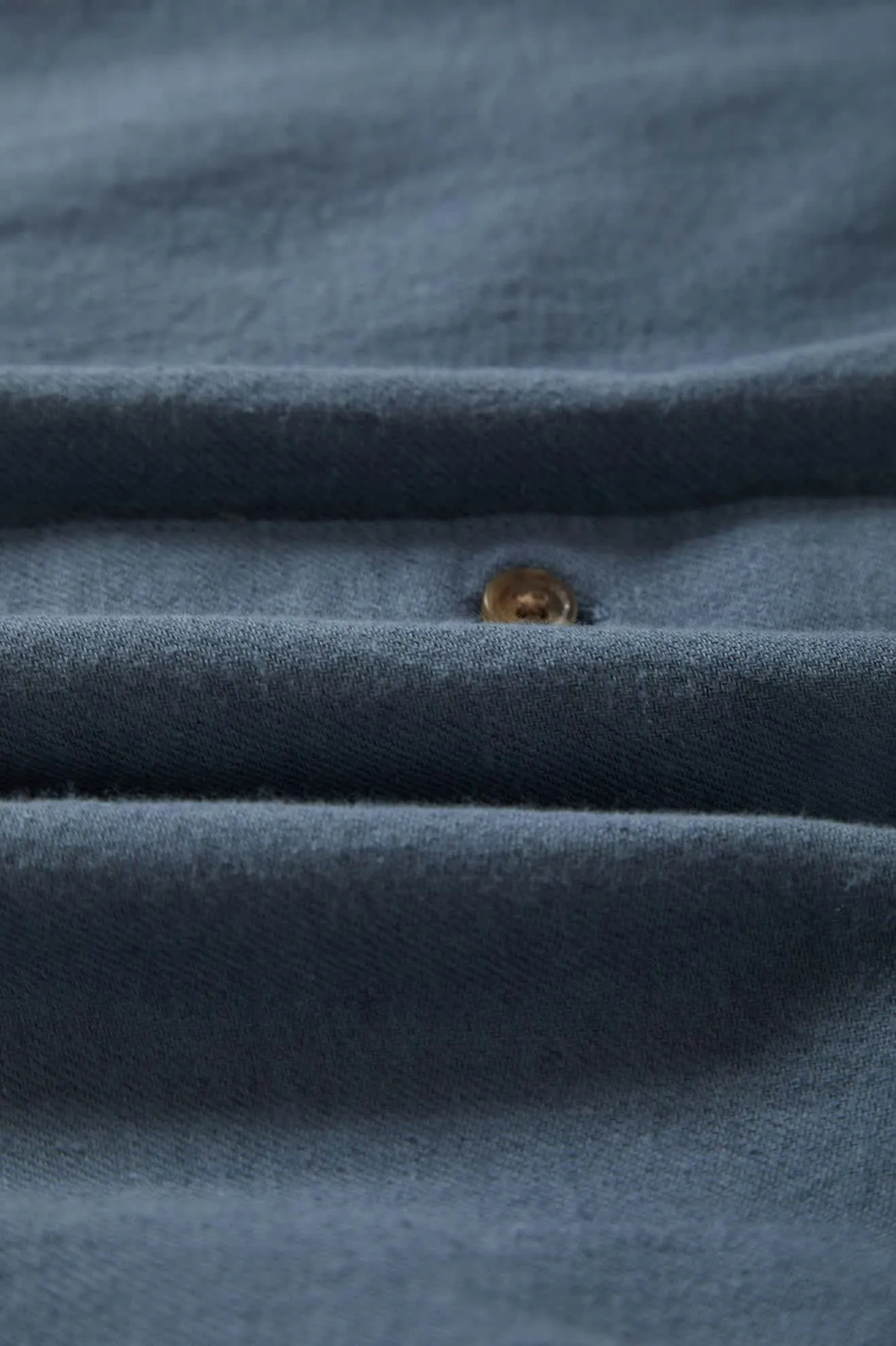 Charter Organic Cotton Linen Blend S/S Shirt - Azure Blue