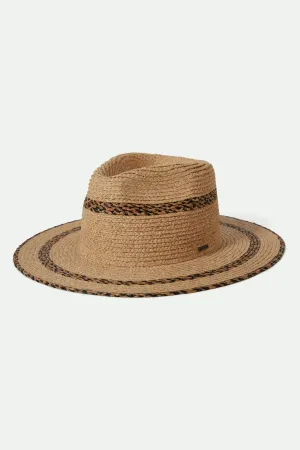 Cohen Straw Cowboy Hat - Tan/Black