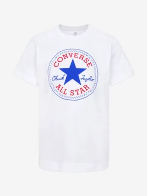 Converse Boys Chuck Patch T-Shirt in White