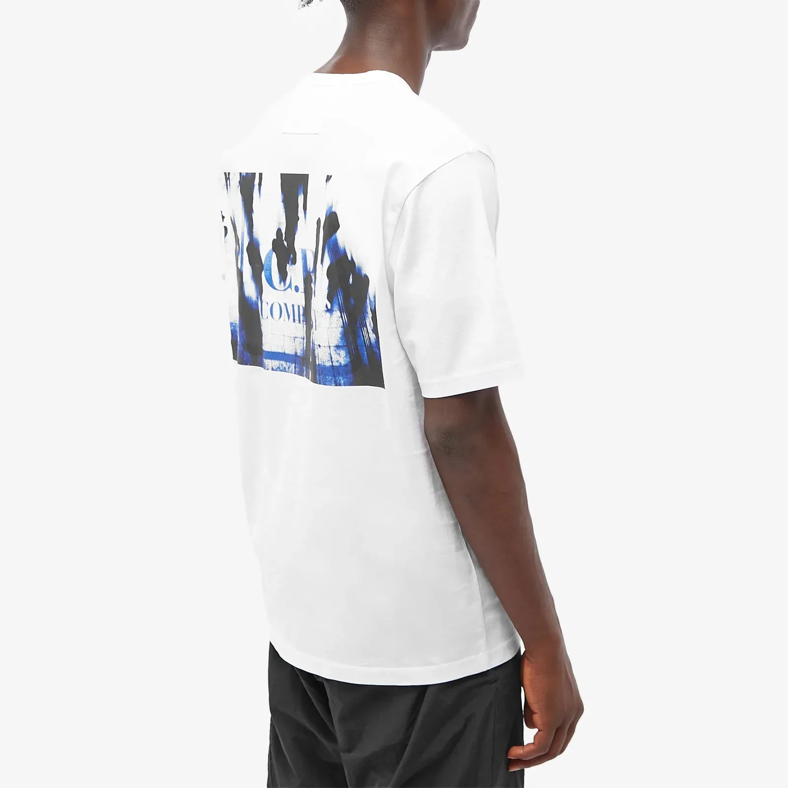 CP Company White Back Logo T-Shirt