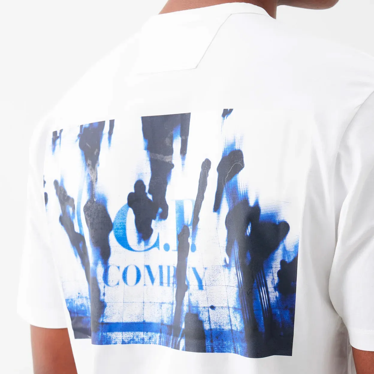 CP Company White Back Logo T-Shirt