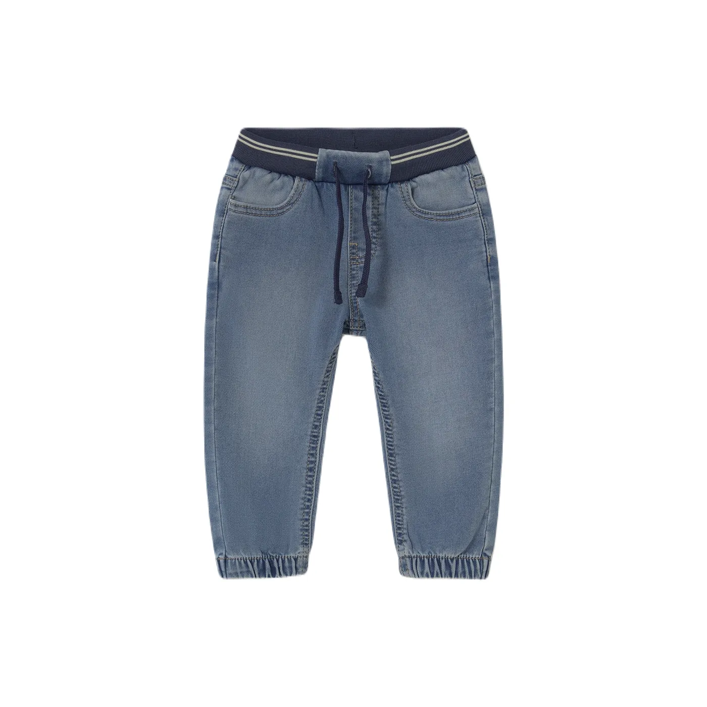 Denim Baby Jeans with Elastic Waistband