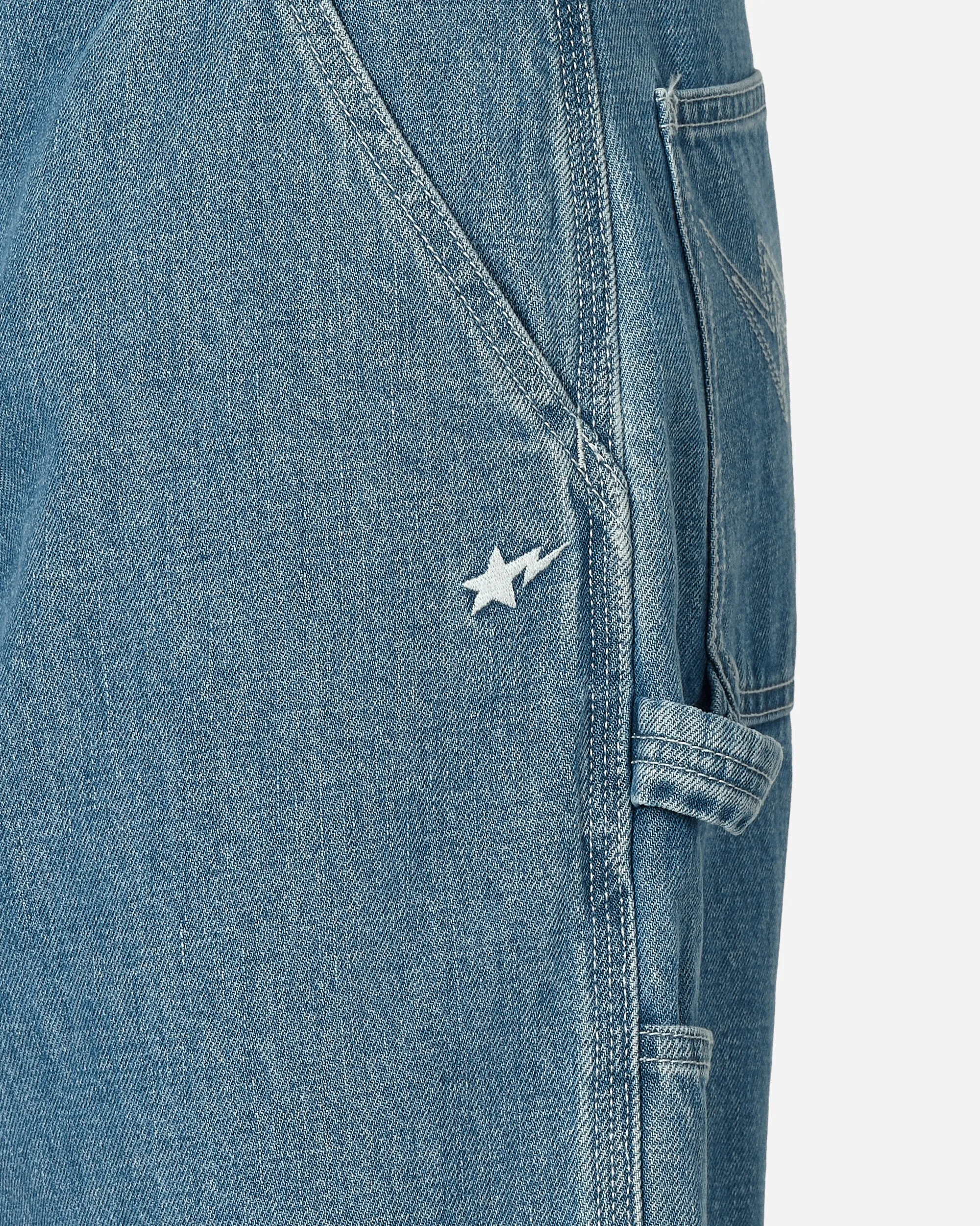 Denim Painter Shorts Light Indigo
