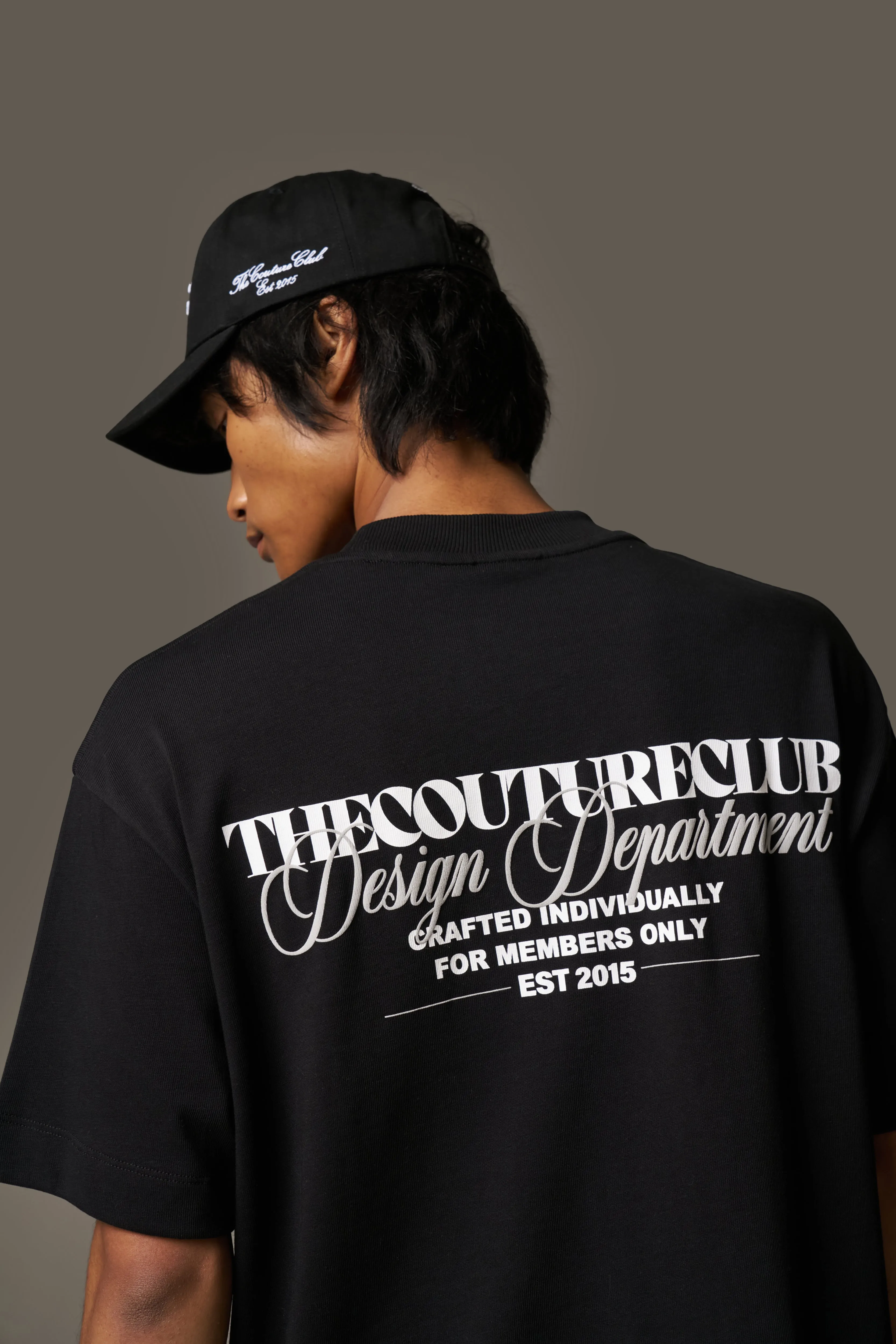 DESIGN DEPARTMENT GRAPHIC T-SHIRT - BLACK