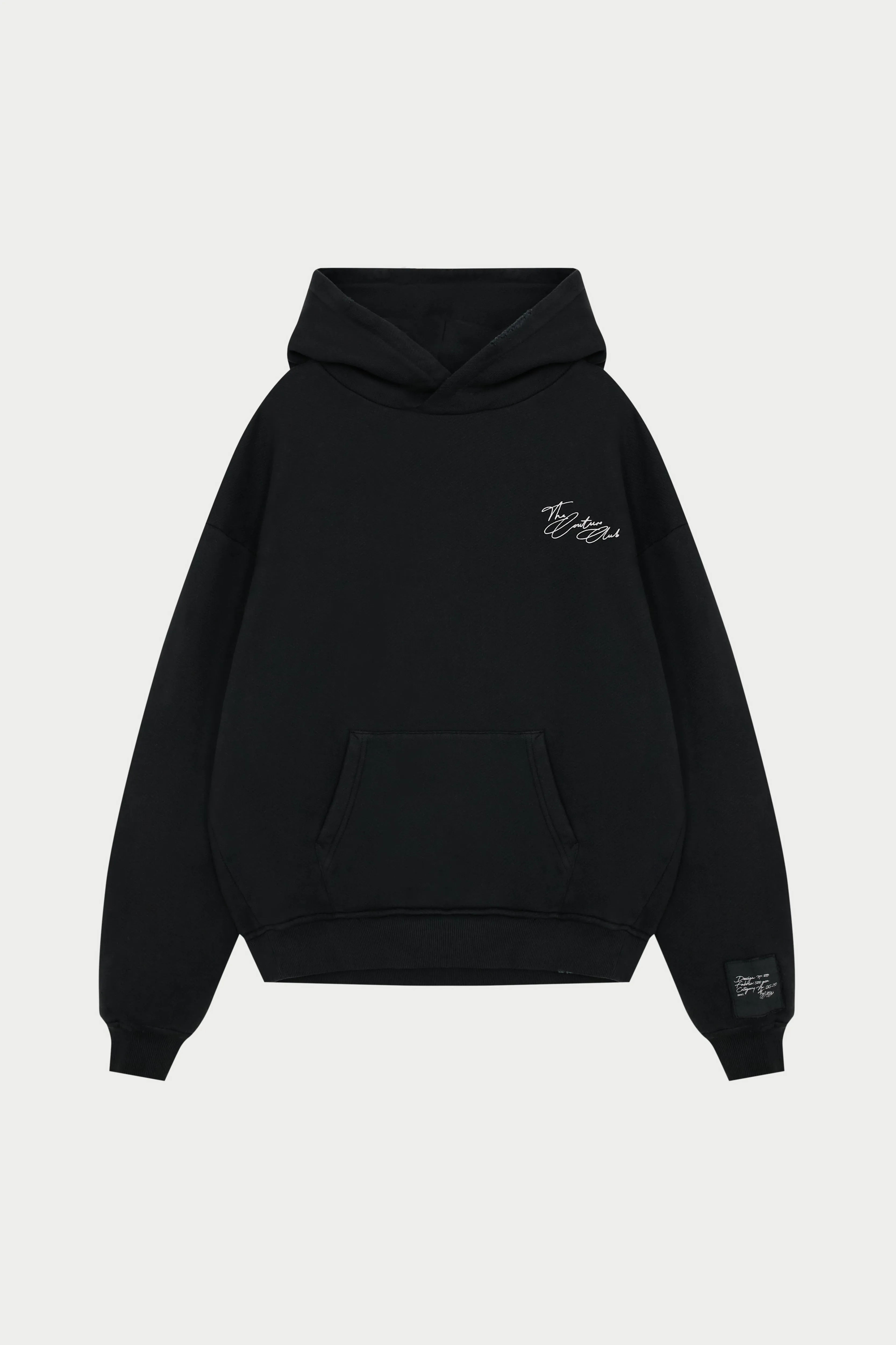 DISPLAY USE ONLY RELAXED HOODIE - WASHED CHARCOAL