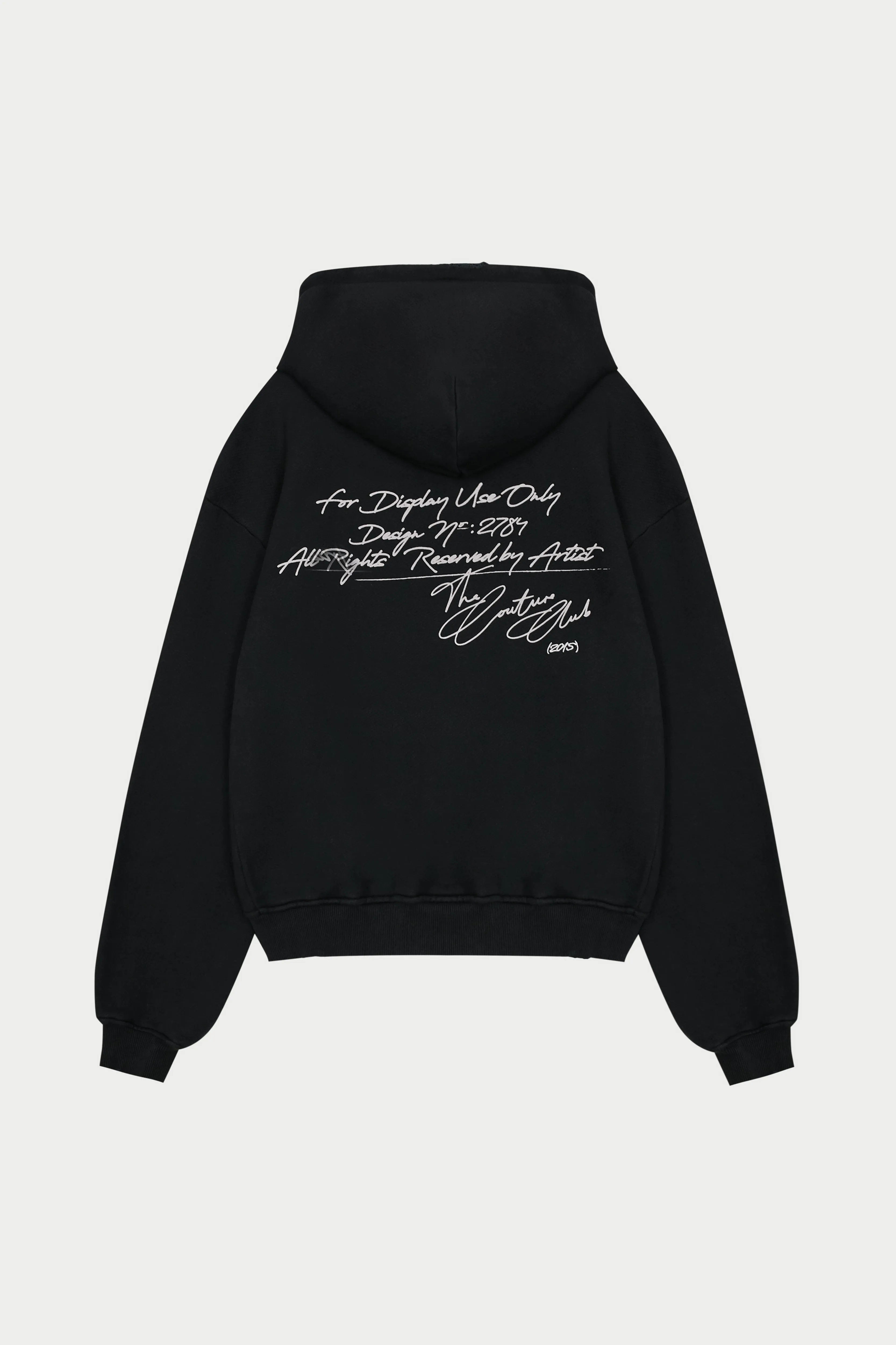 DISPLAY USE ONLY RELAXED HOODIE - WASHED CHARCOAL