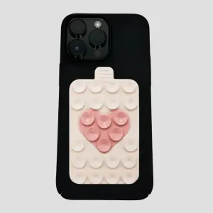 Double Heart Bestie Light Pink