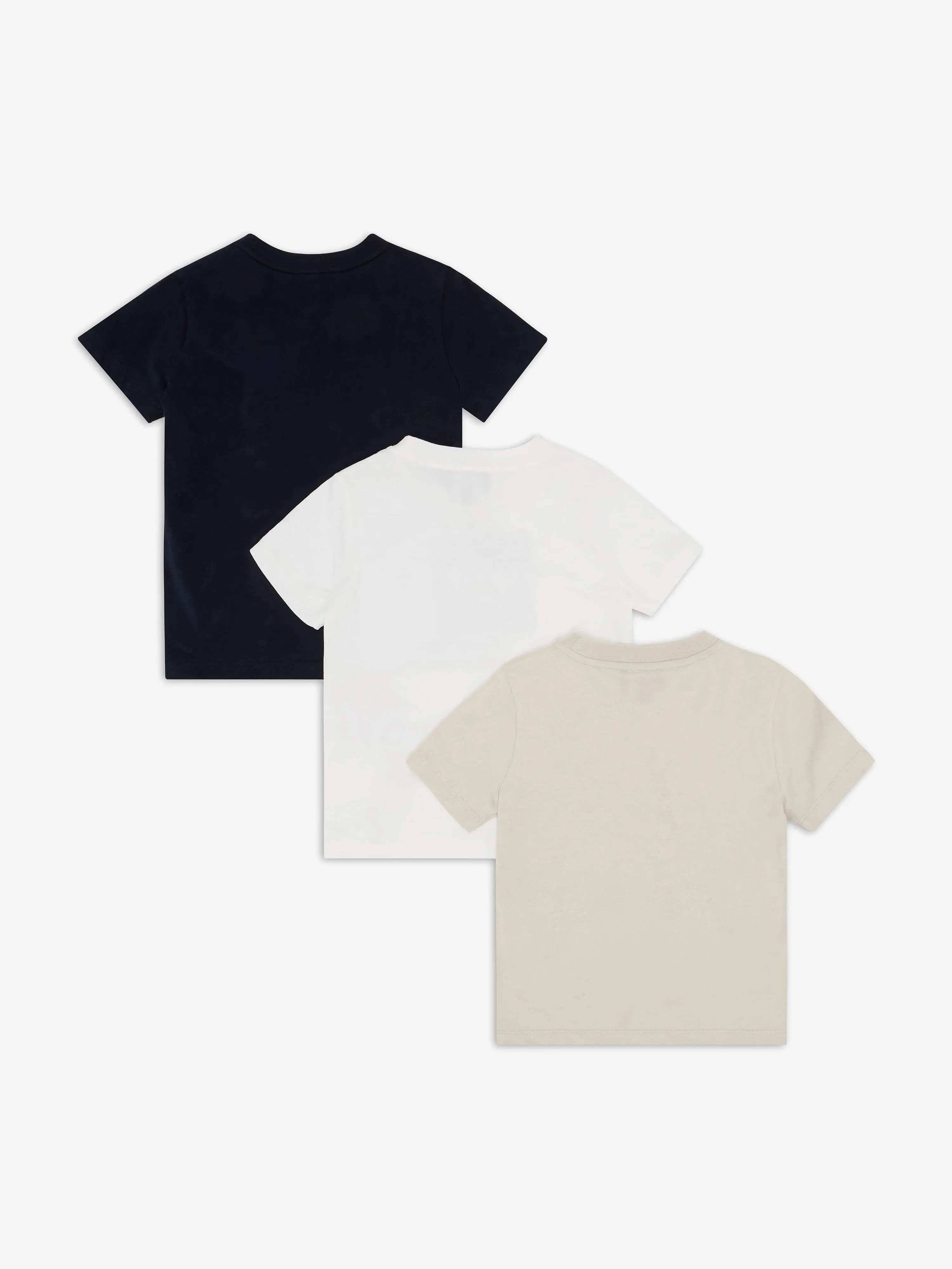 Emporio Armani Boys T-Shirt Set (3 Pack) in Beige