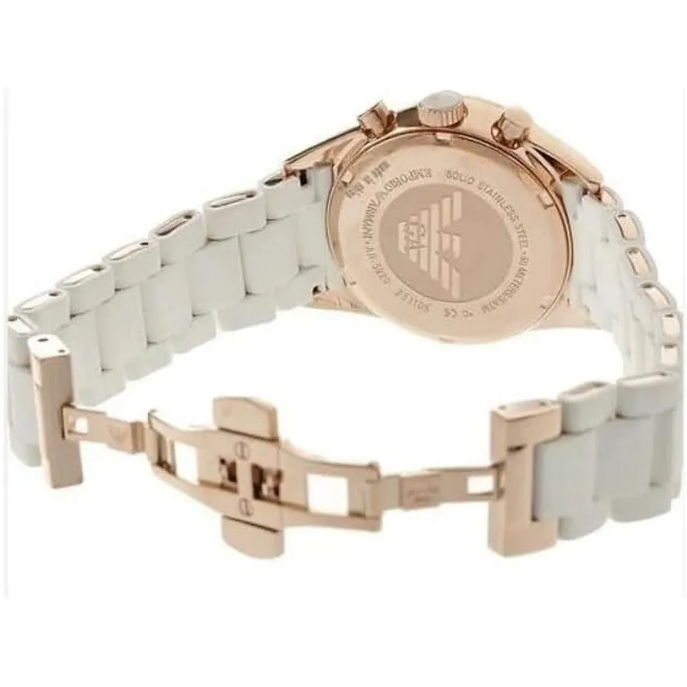 Emporio Armani Sportivo White Dial Women's Watch AR5920