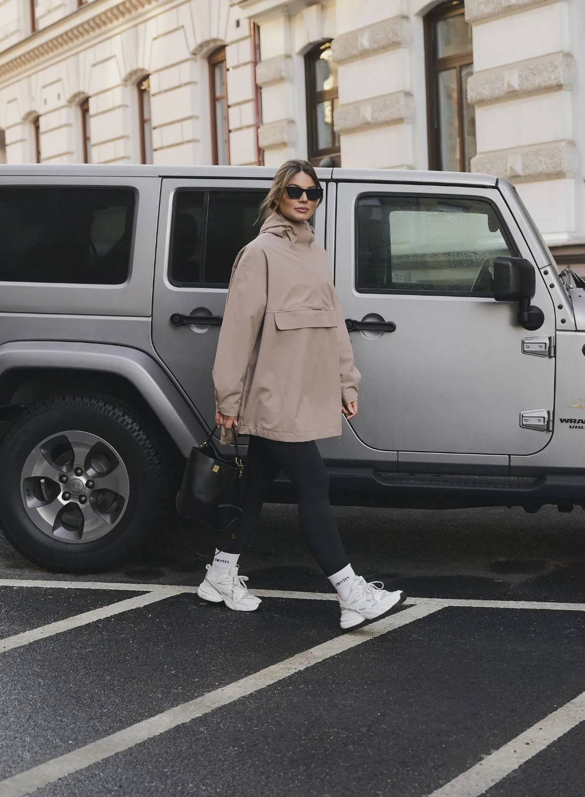 Espresso Waterproof Oversized Anorak