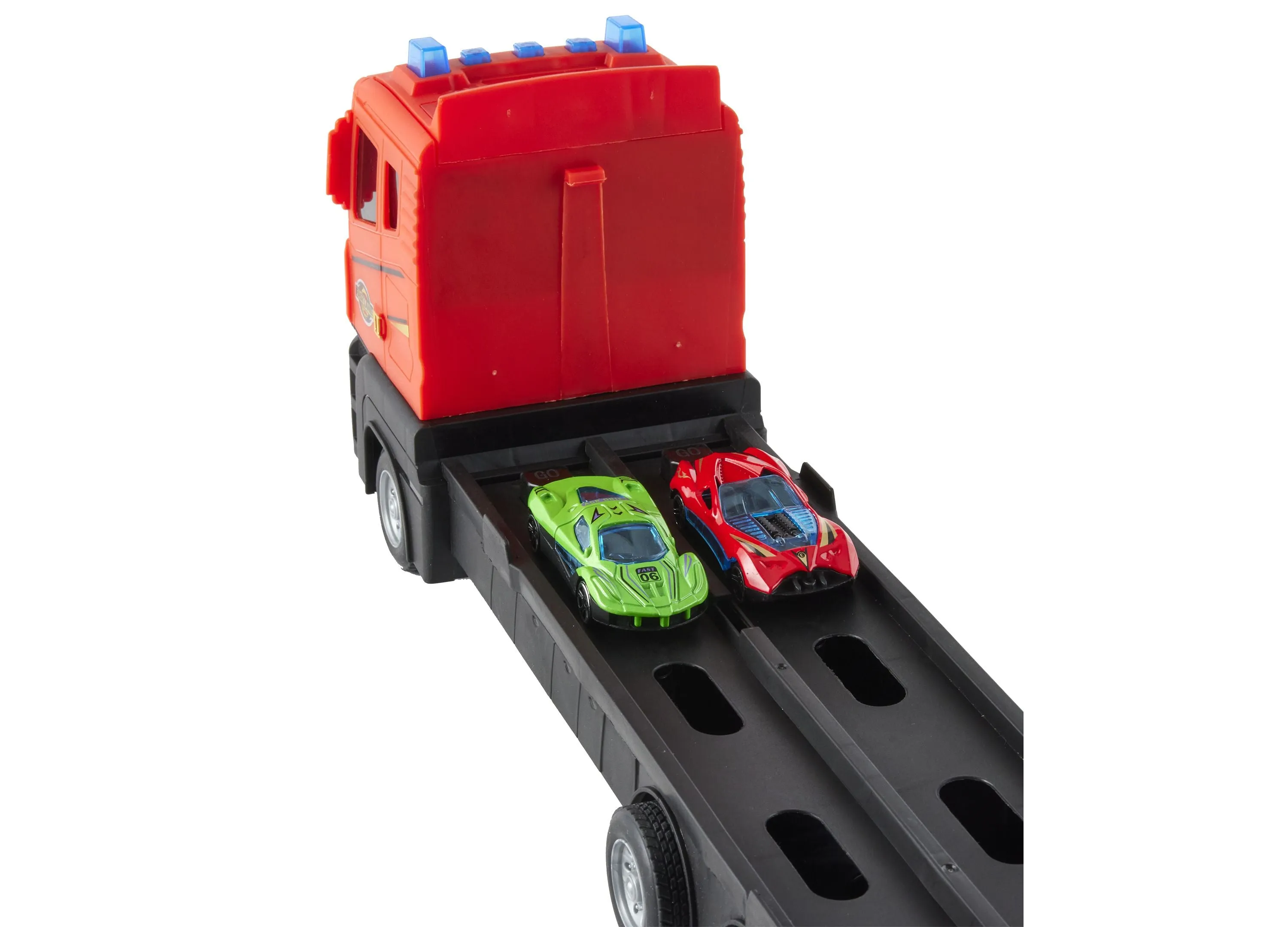 Fast Lane 1:87 Expand and Play Diecast Car Carrier Set