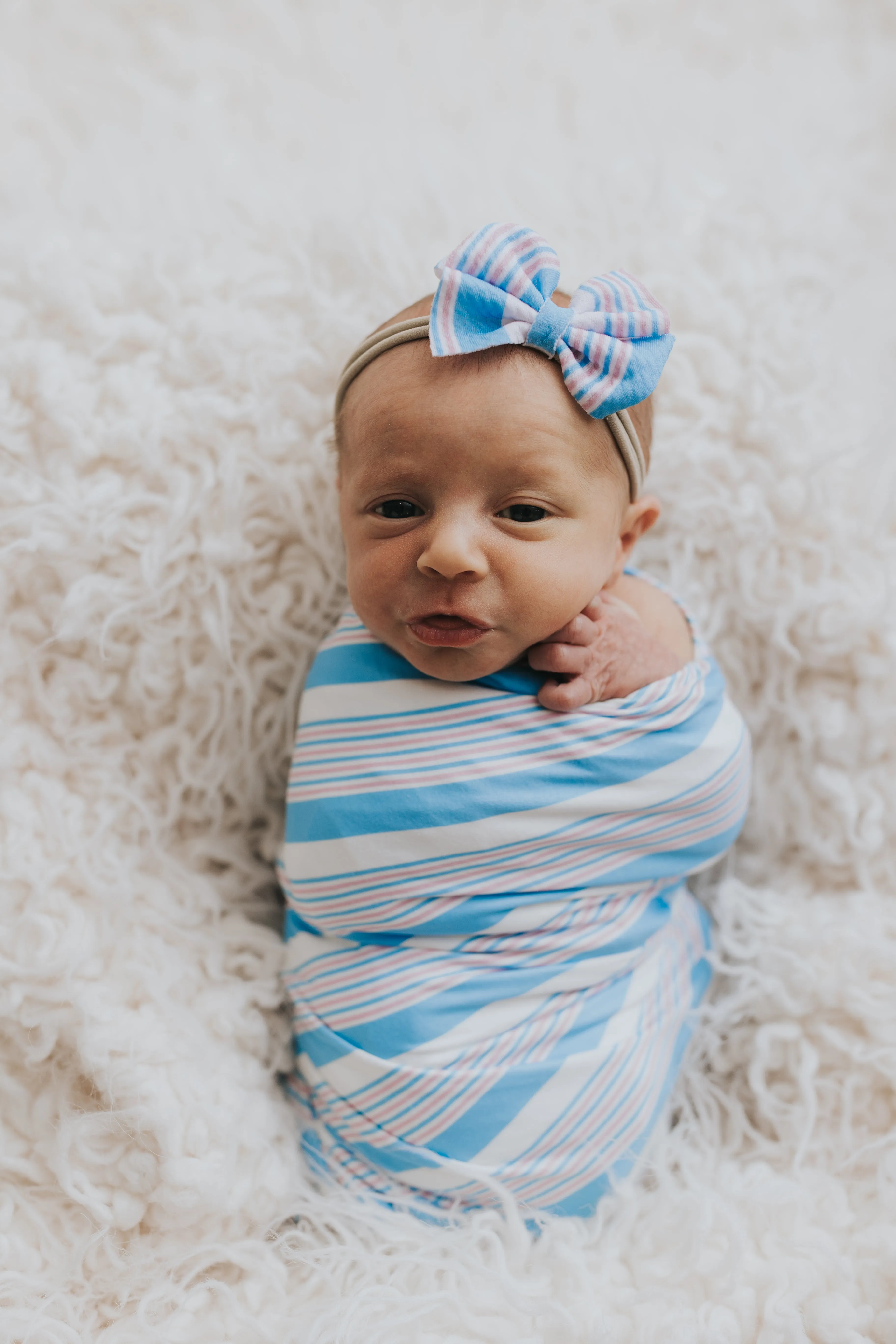 Fresh Stripes Swaddle Blanket Set