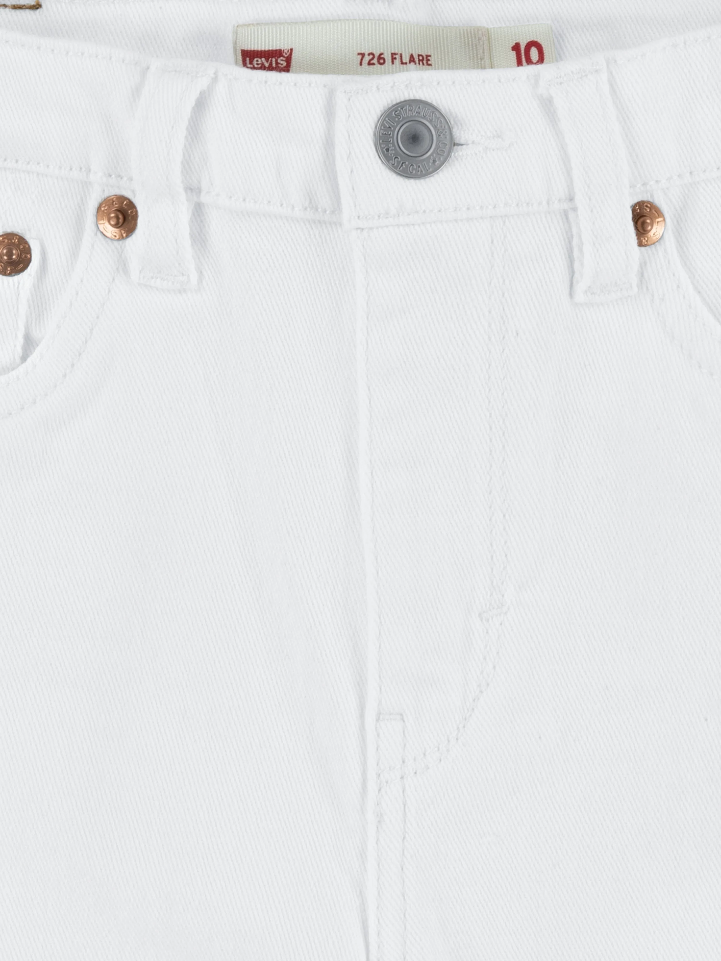 Girls 726 High Rise Flare Jeans in Ivory