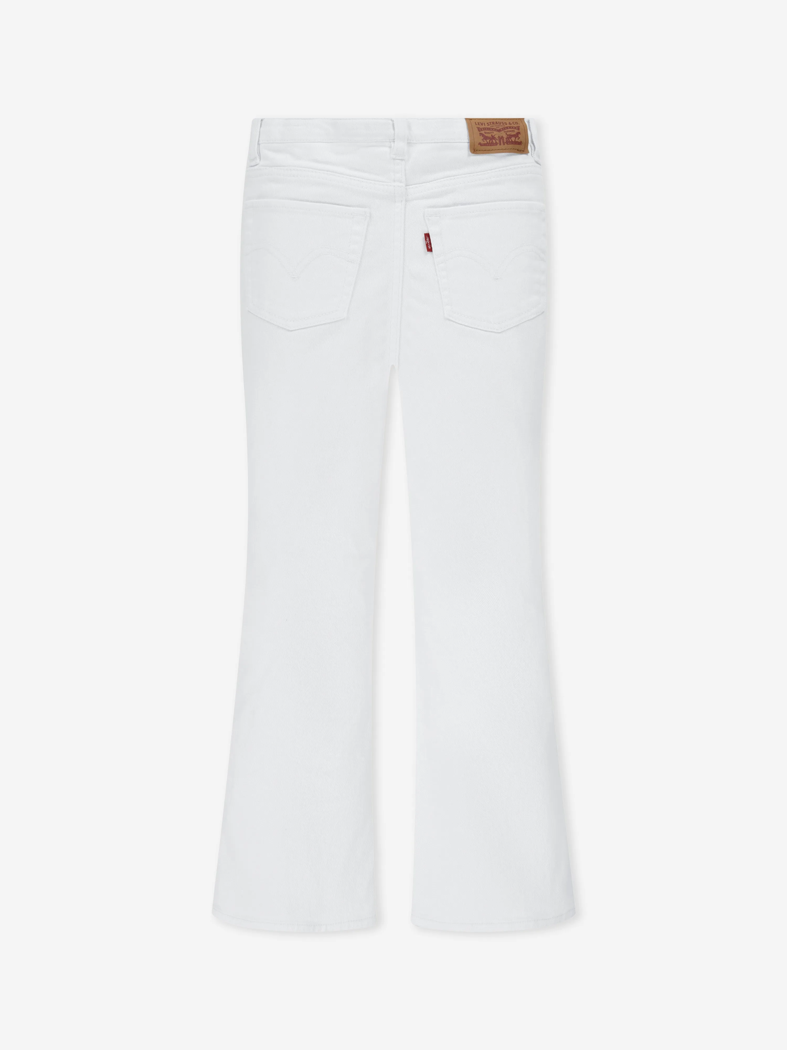 Girls 726 High Rise Flare Jeans in Ivory