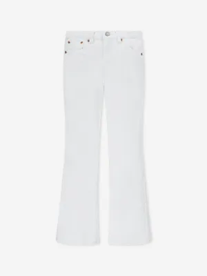 Girls 726 High Rise Flare Jeans in Ivory