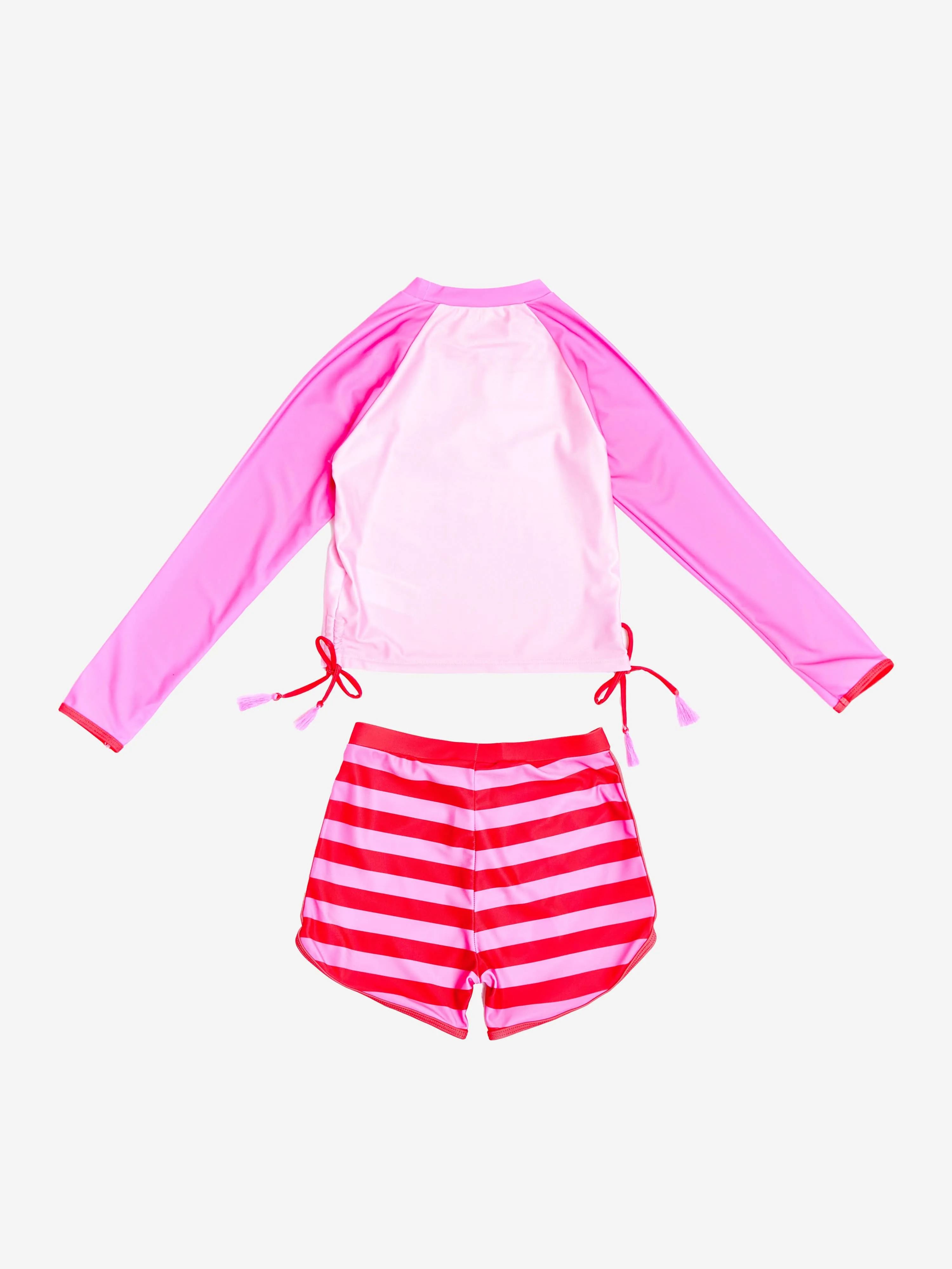 Girls Cherry Swim Set in Pink (UPF50 )