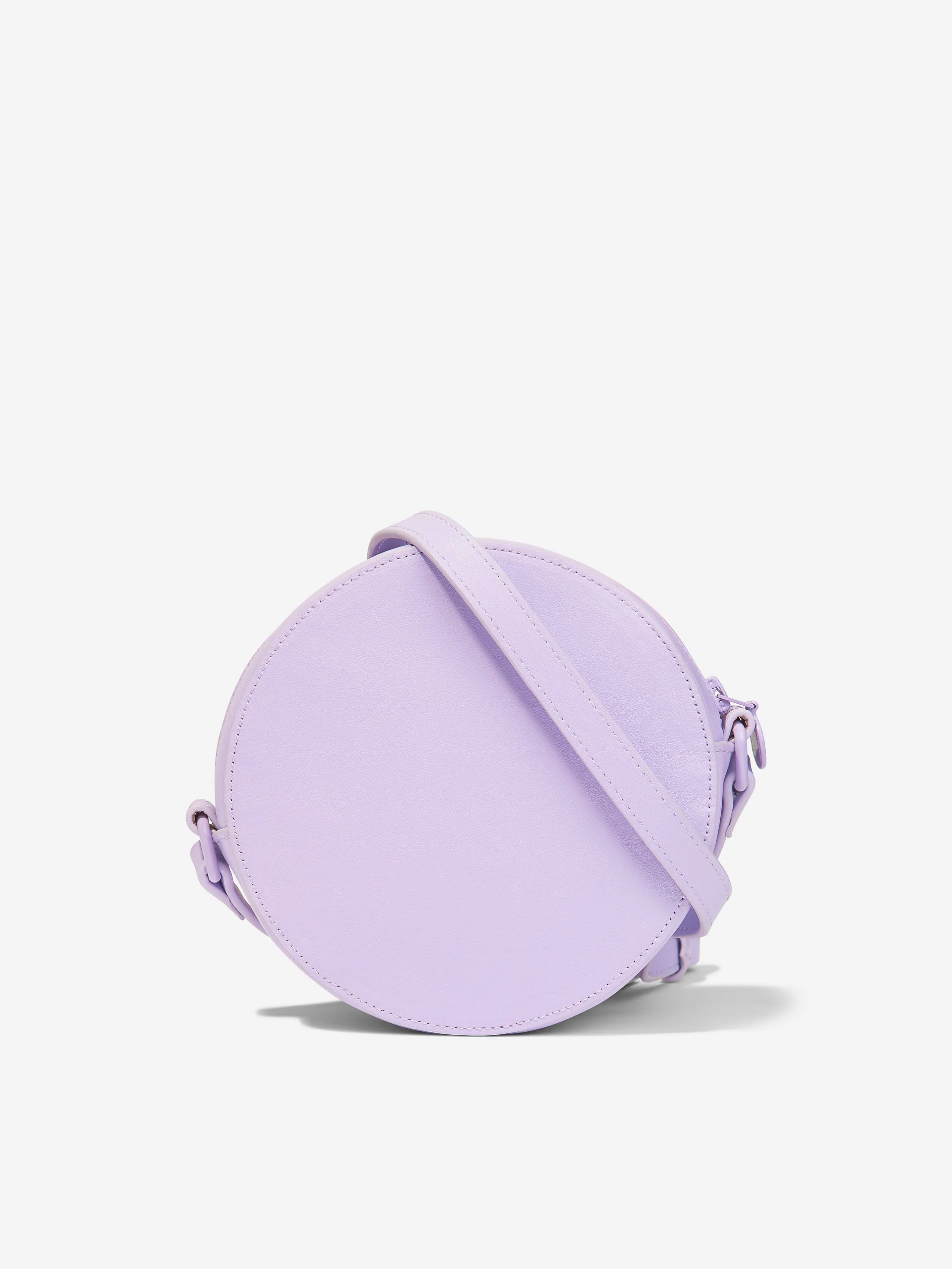 Girls Fringed Star Round Shoulder Bag in Purple (L:16 x H:16 x W:4.5cm)