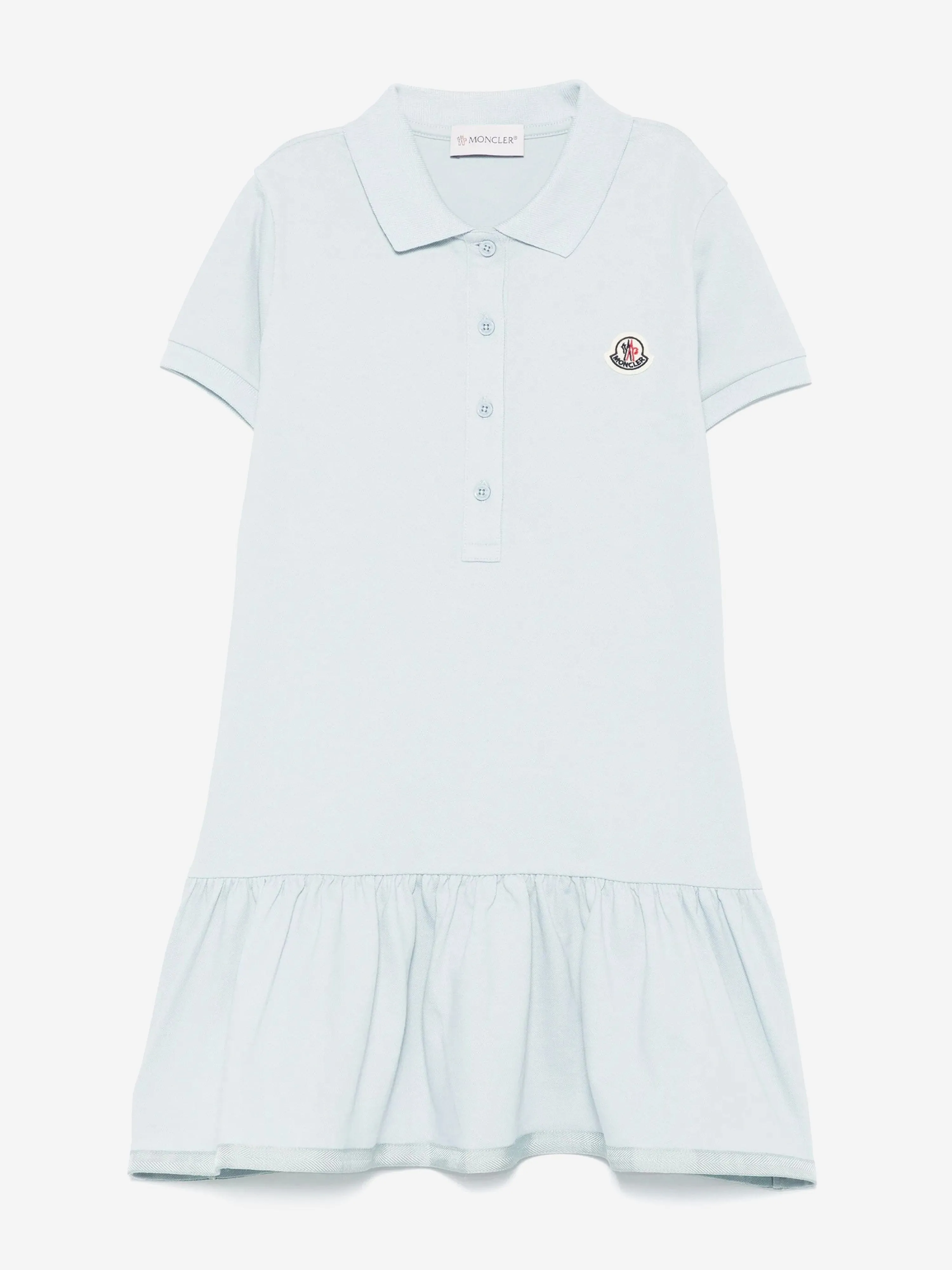 Girls Logo Polo Dress in Blue