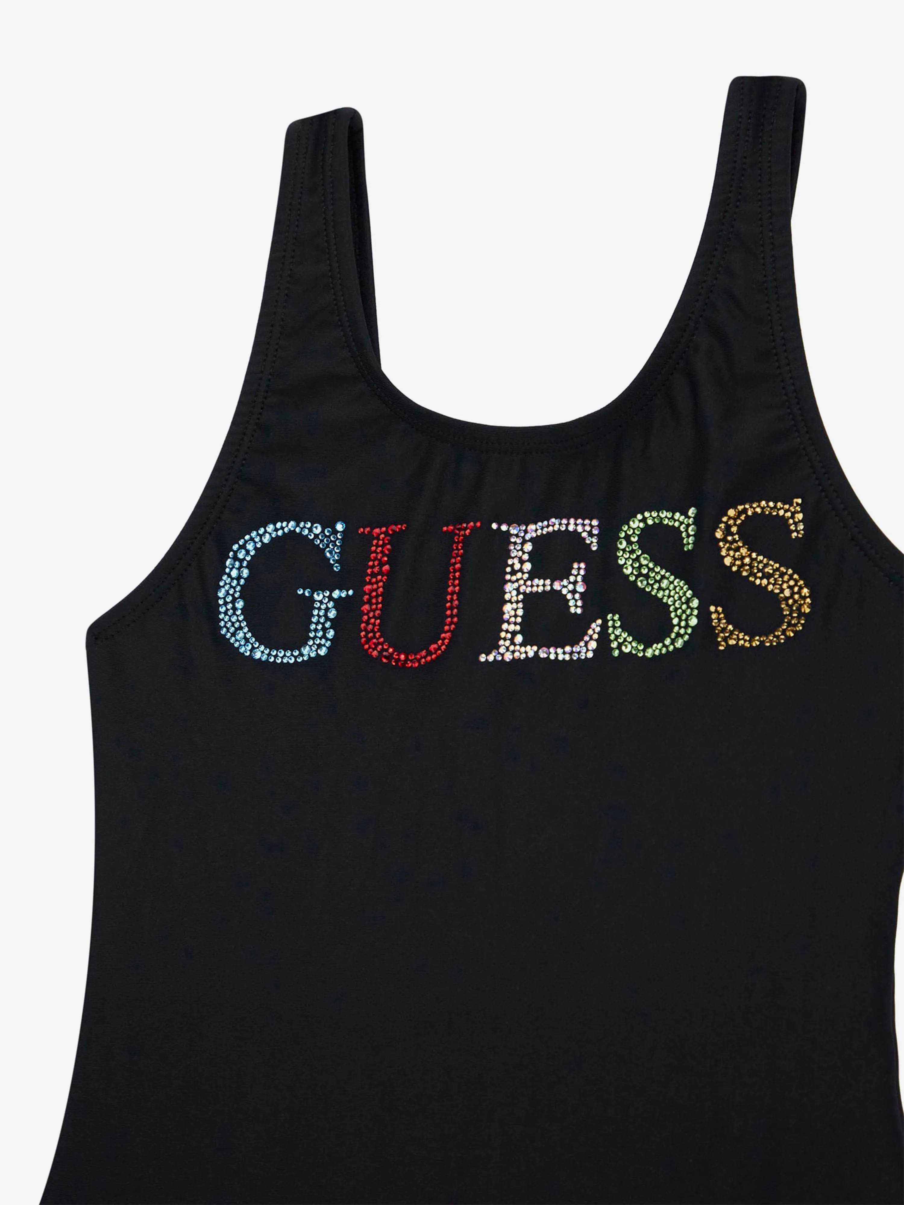 Girls Logo Swimsuit in Black
