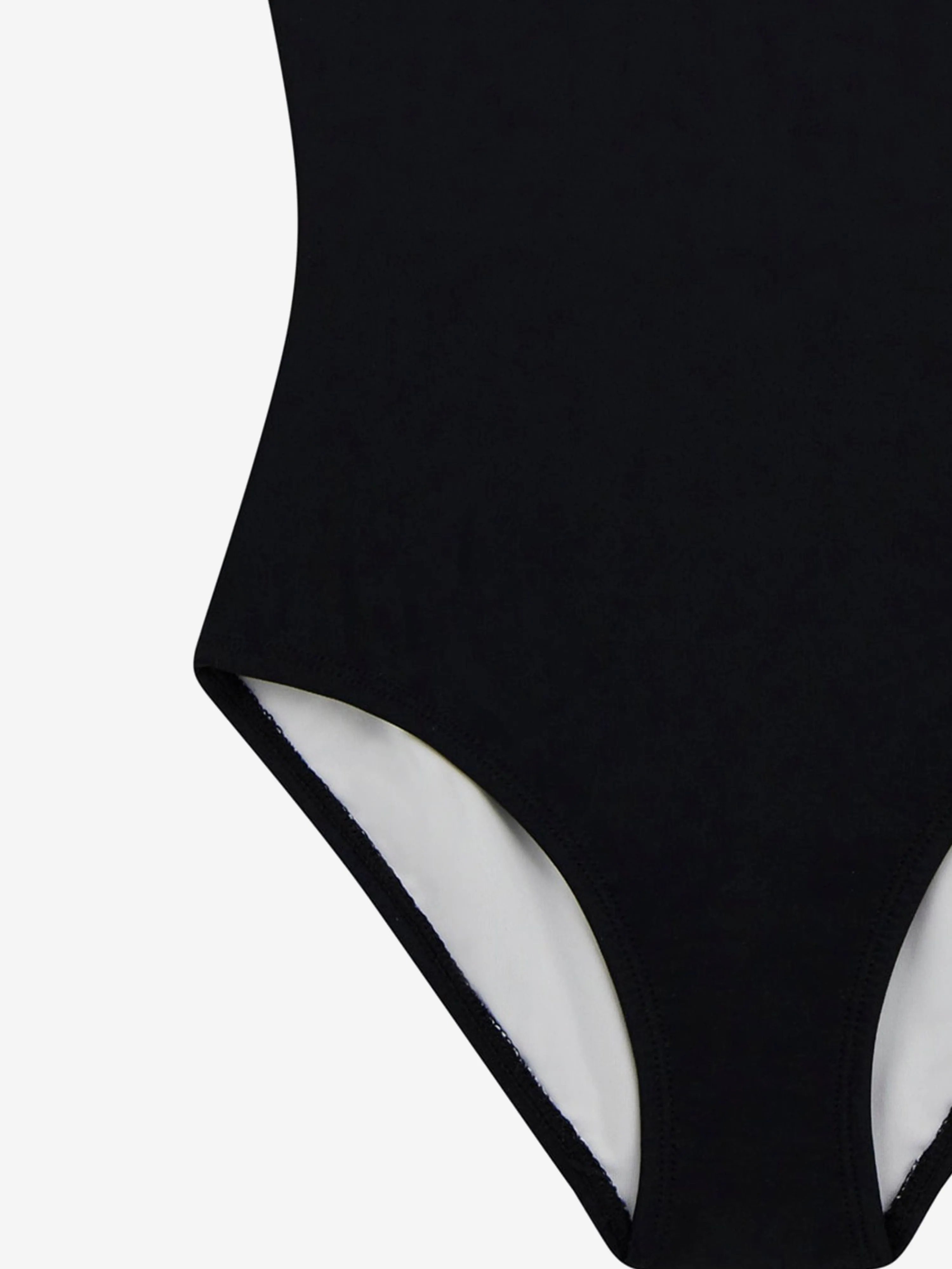 Girls Logo Swimsuit in Black