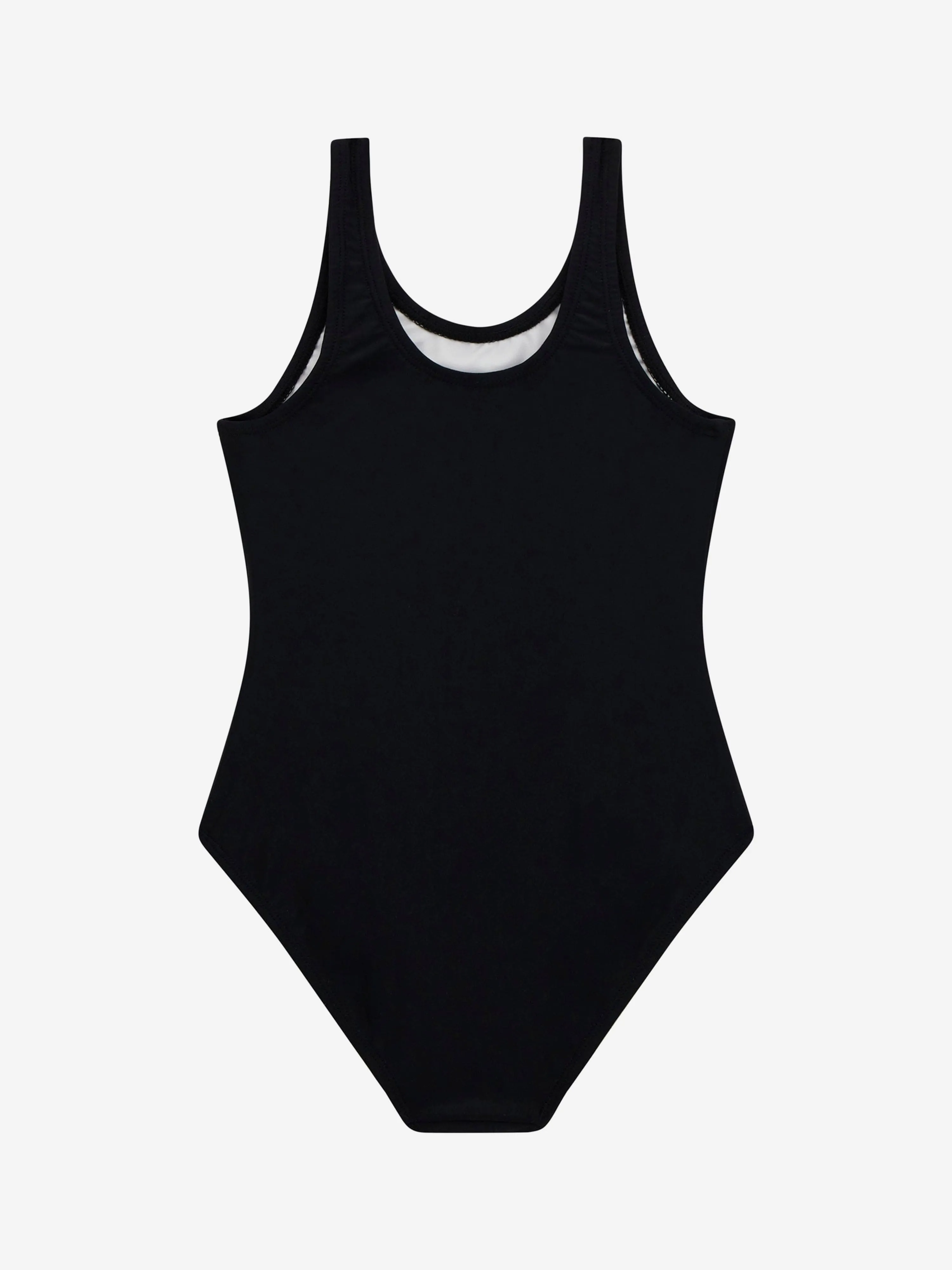 Girls Logo Swimsuit in Black