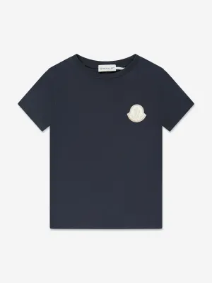 Girls Logo T-Shirt in Navy
